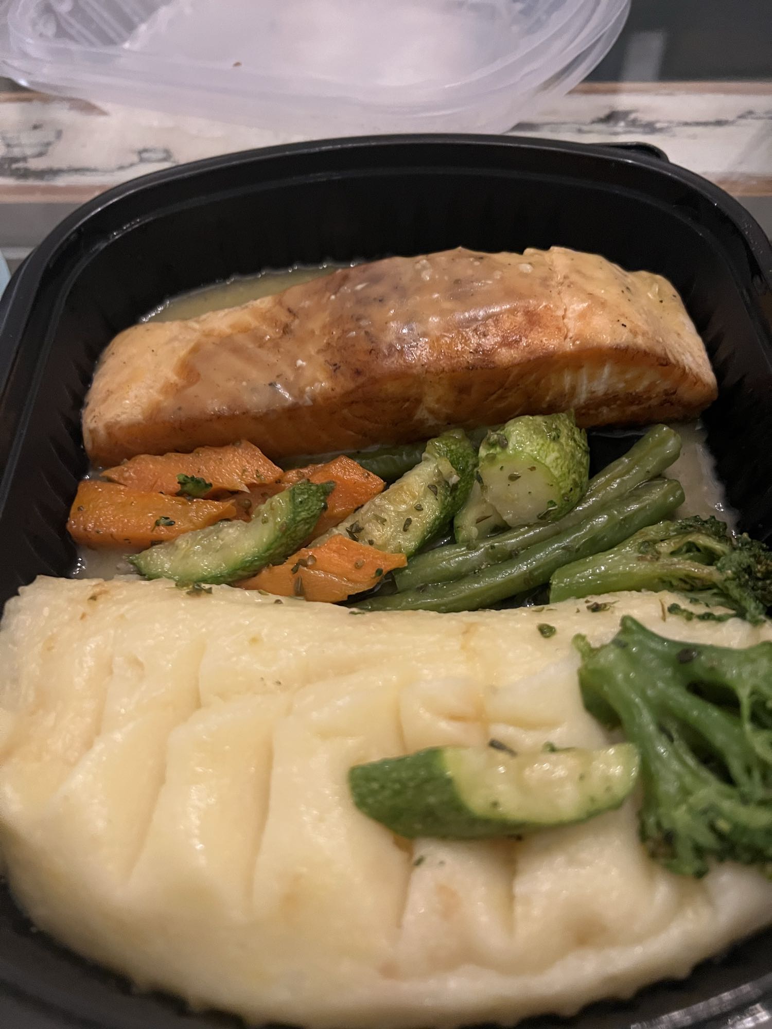 Salmon with Mash