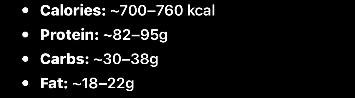 Macro Nutrition Summary