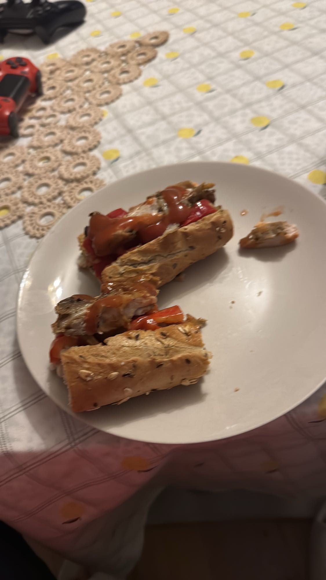 Korvbröd med kyckling