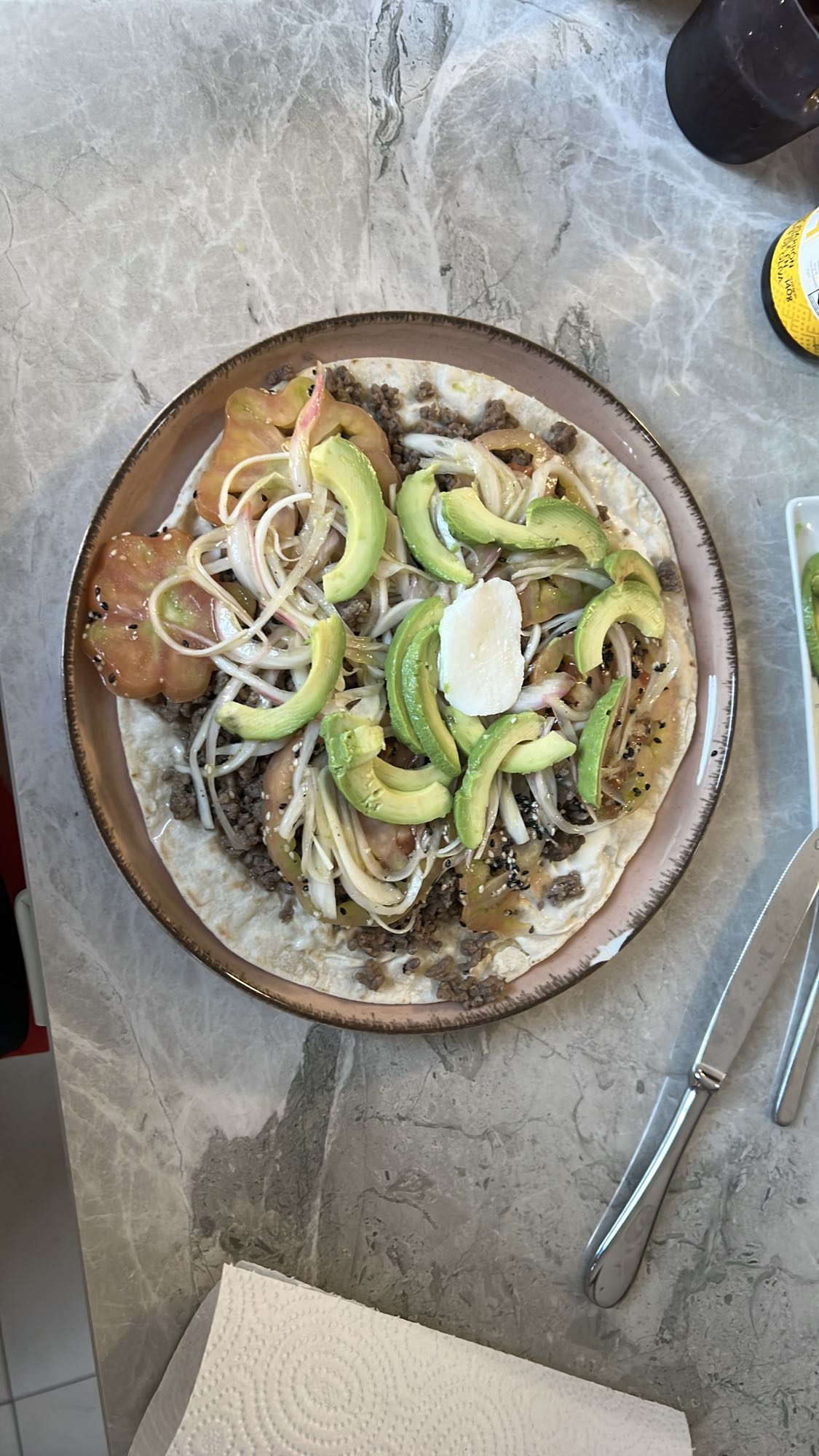 Wrap con avocado