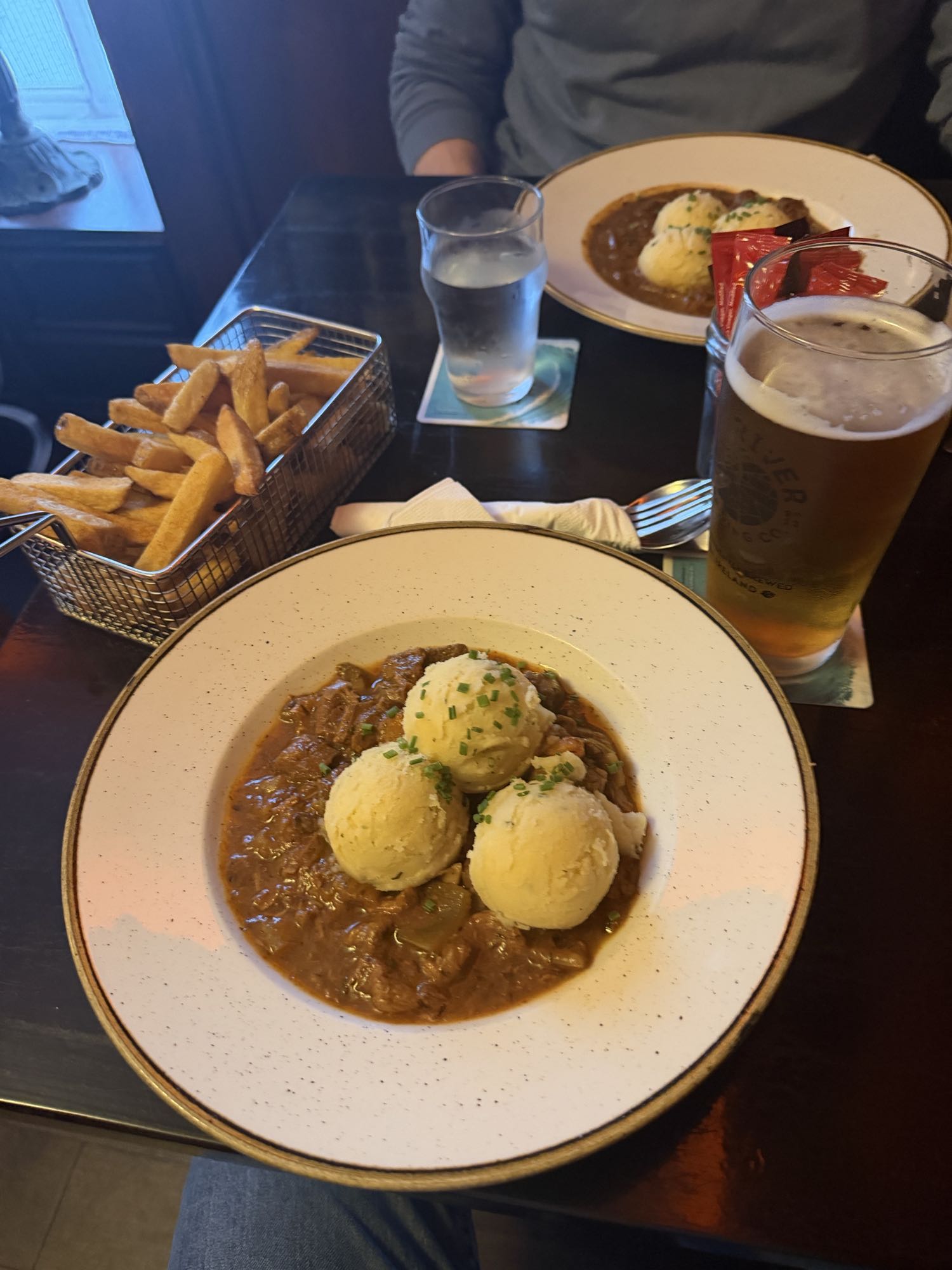 Spezzatino con purè e patate