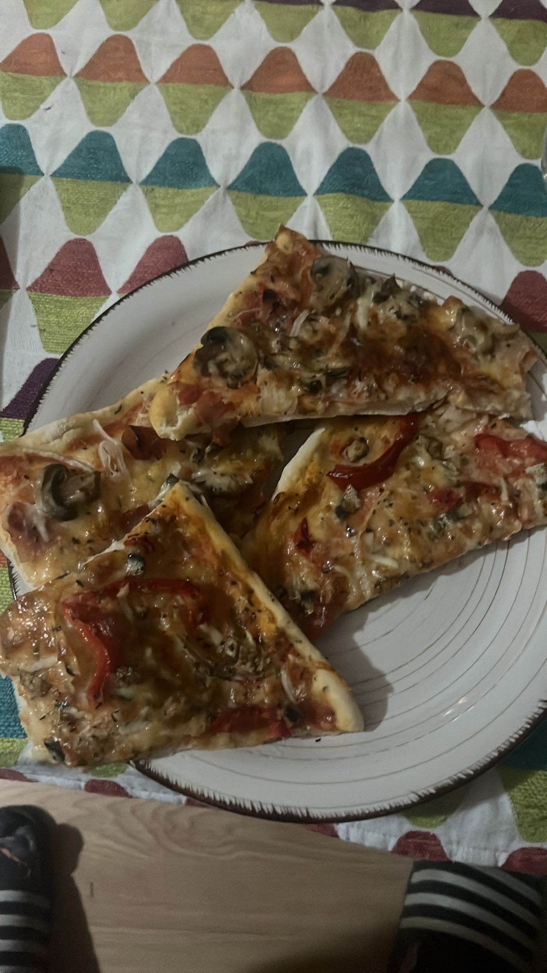 pizza de verduras