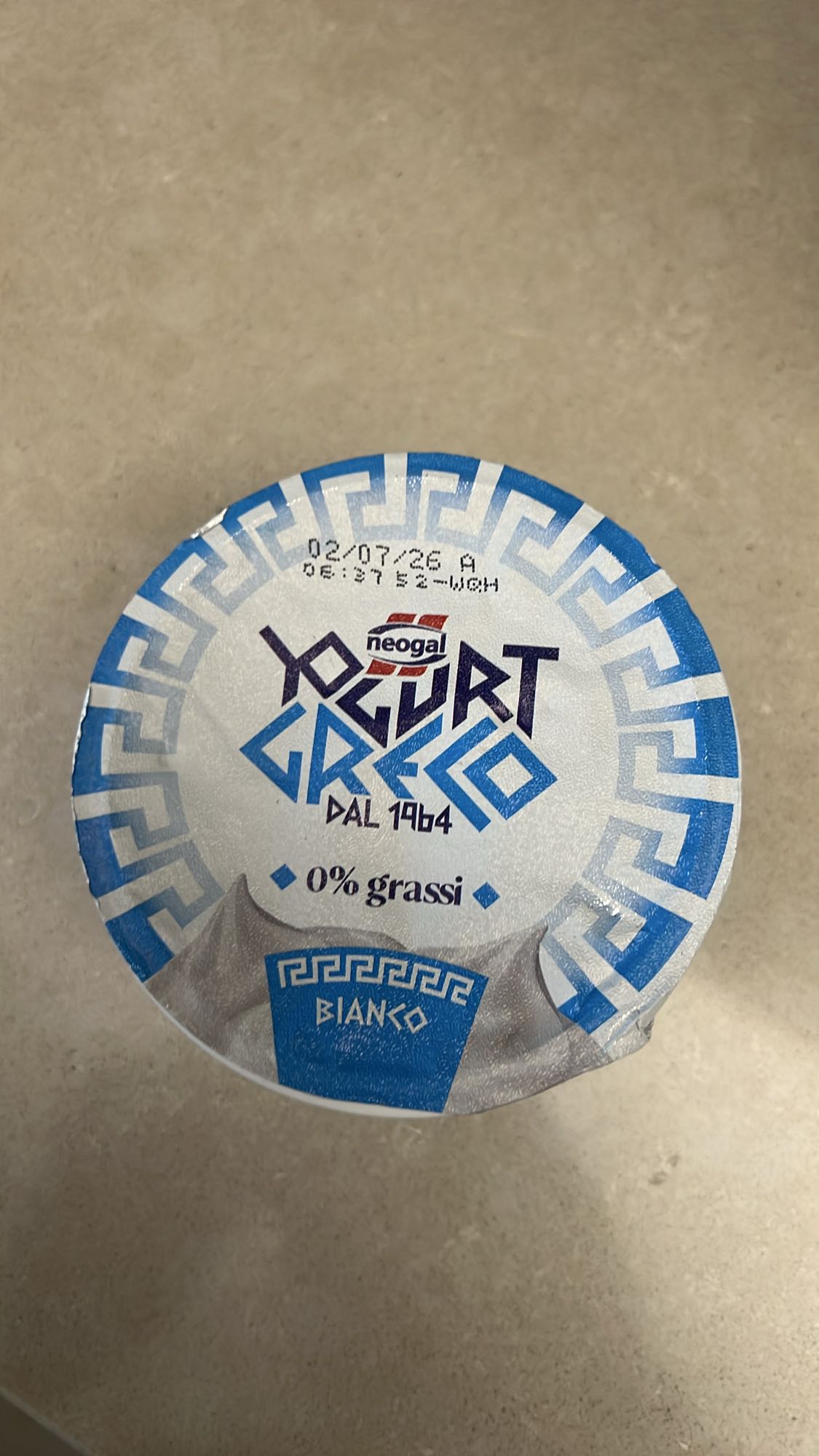 Yogurt greco bianco