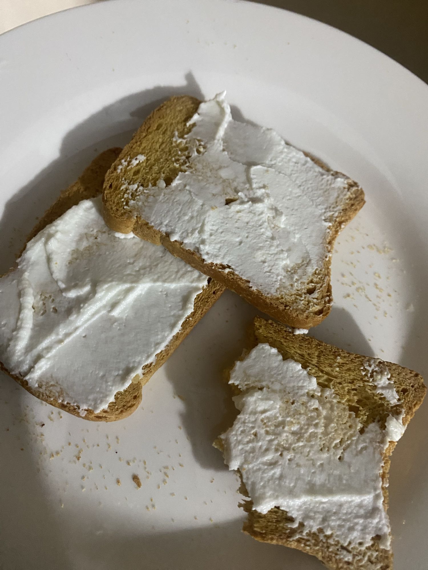 Toast with Cream Cheese