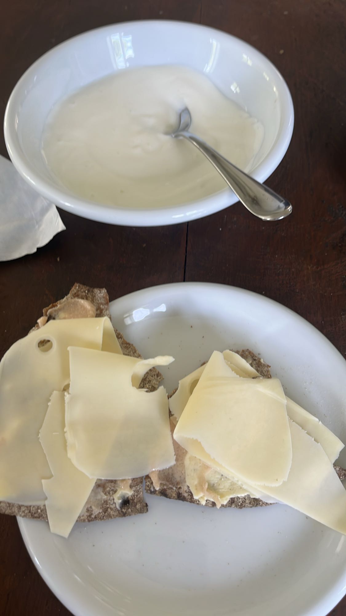 Smörgåsar med yoghurt