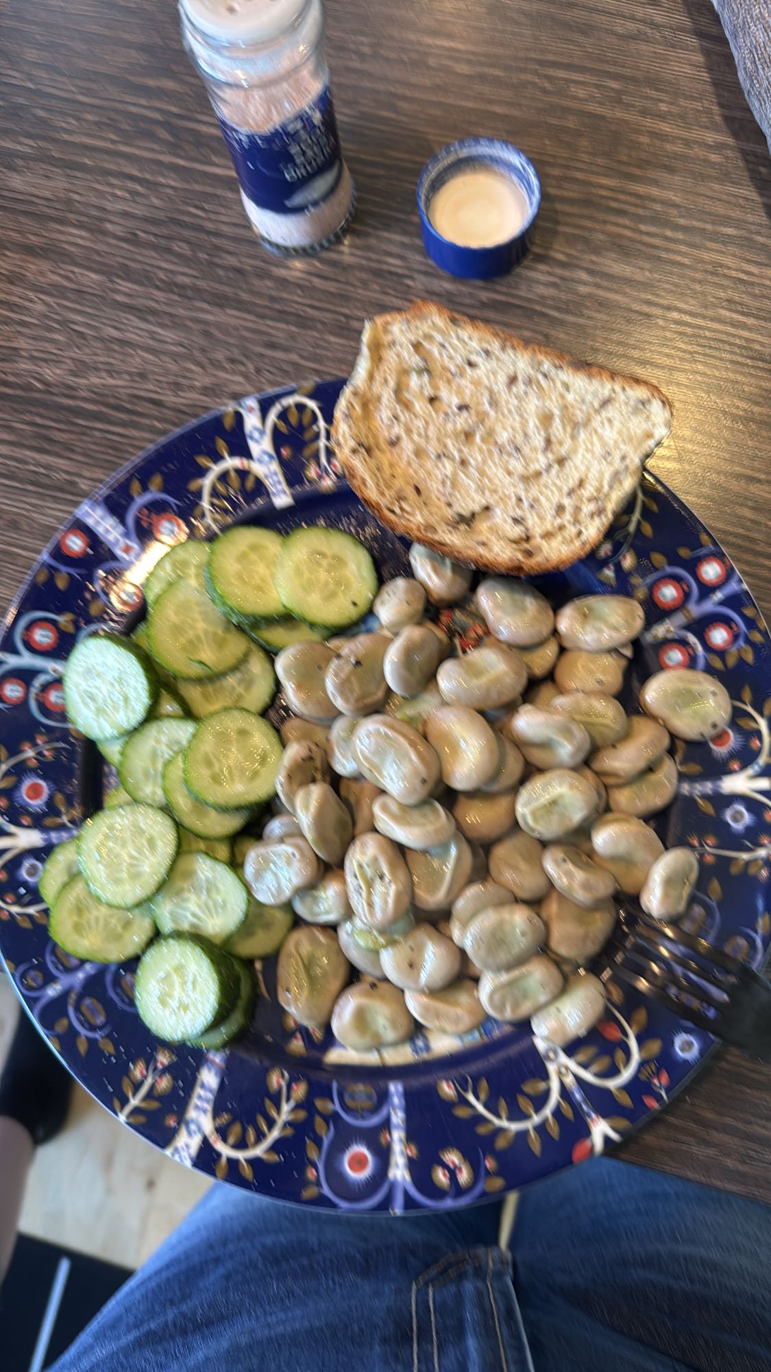 Broad Beans Cucumber Toast