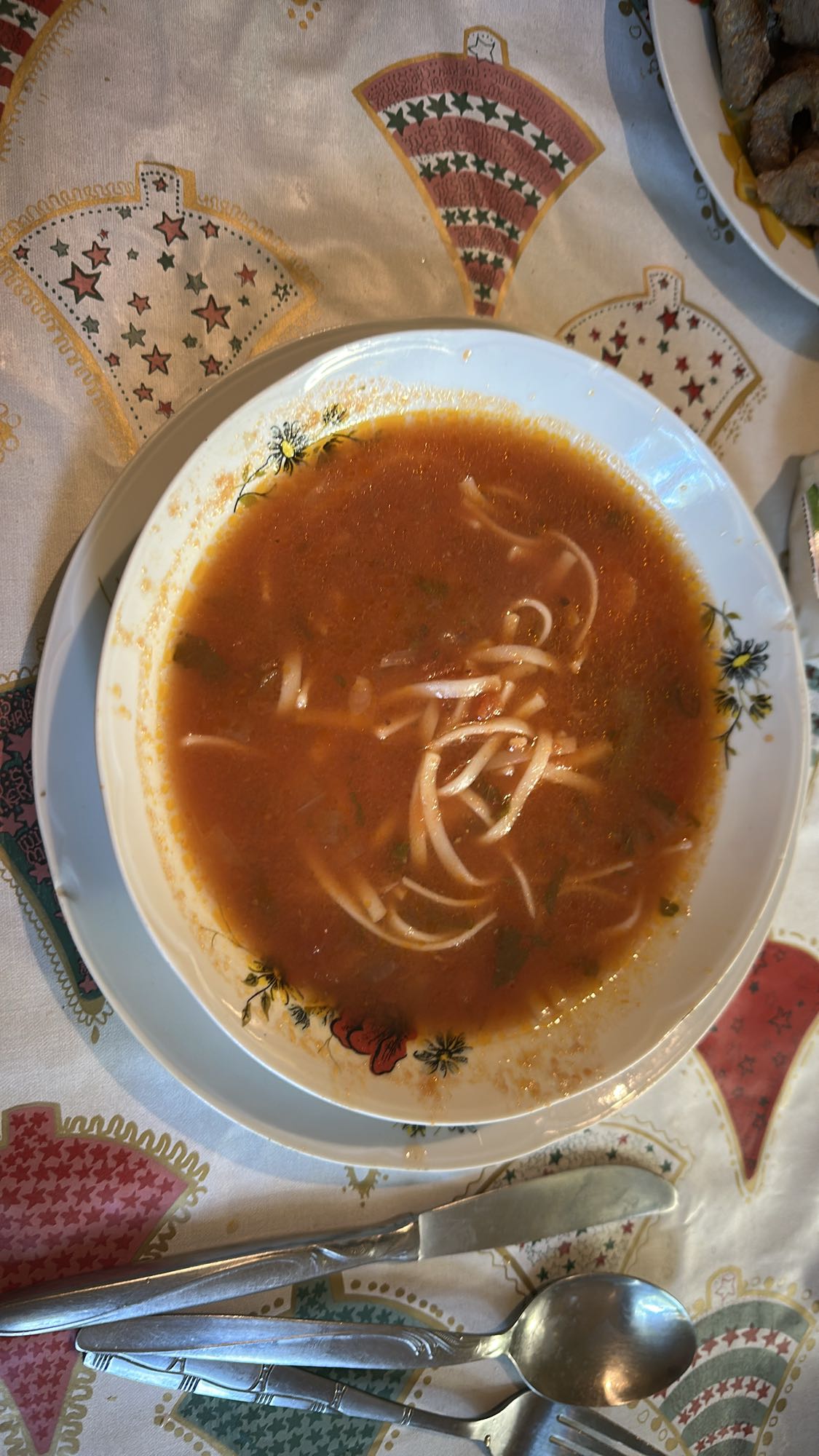 Tomato Noodle Soup