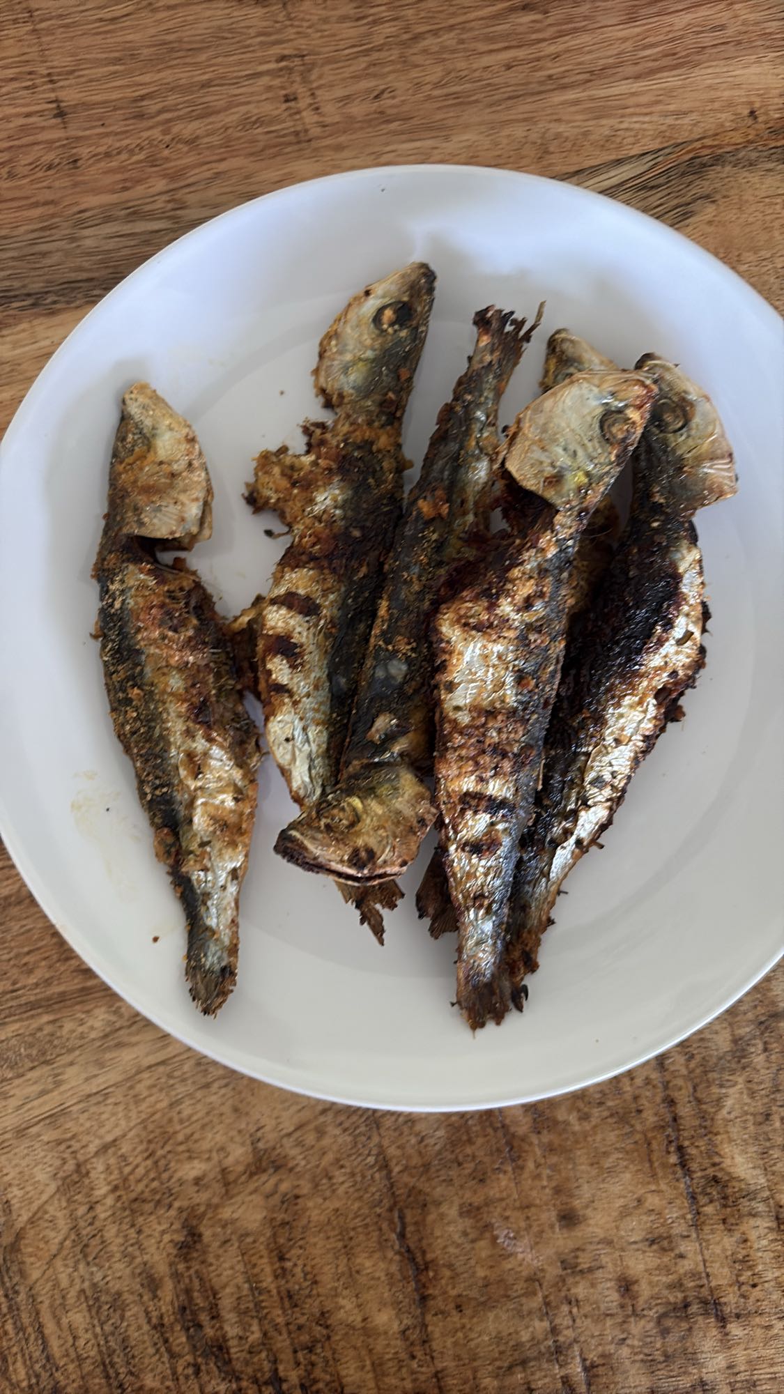 Gebakken sardines