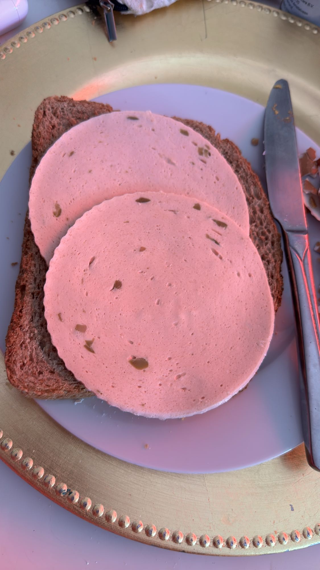 Brood met boterhamworst