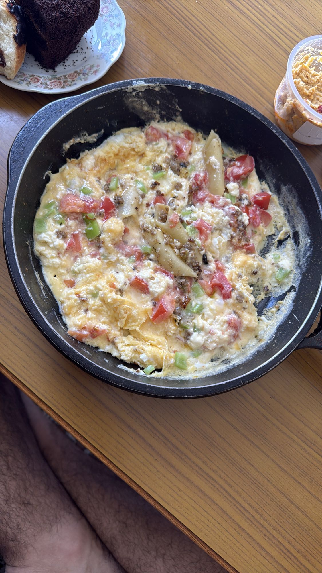 Cheesy Egg Skillet