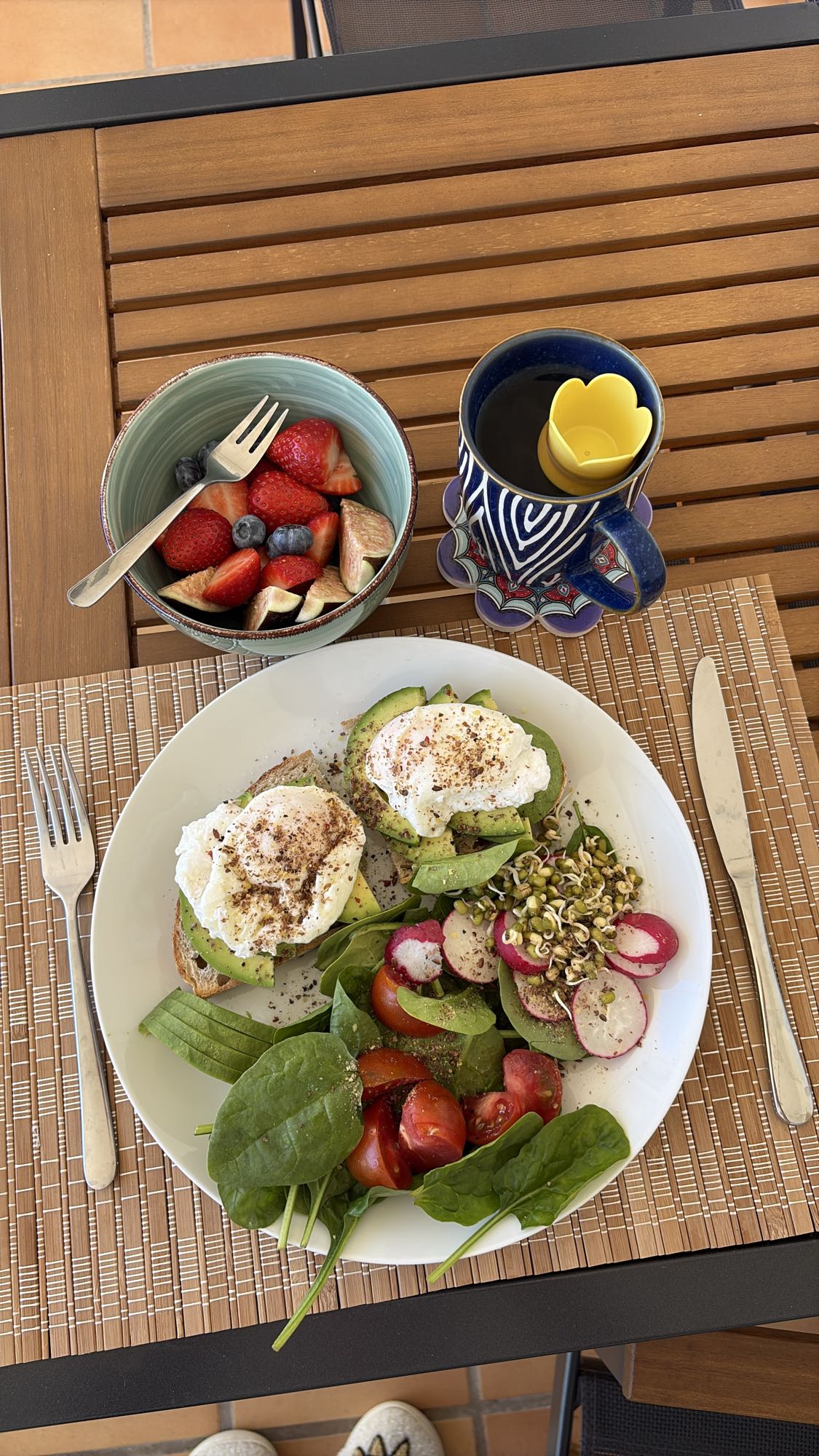 Avocado Egg Sourdough Toast Bowl