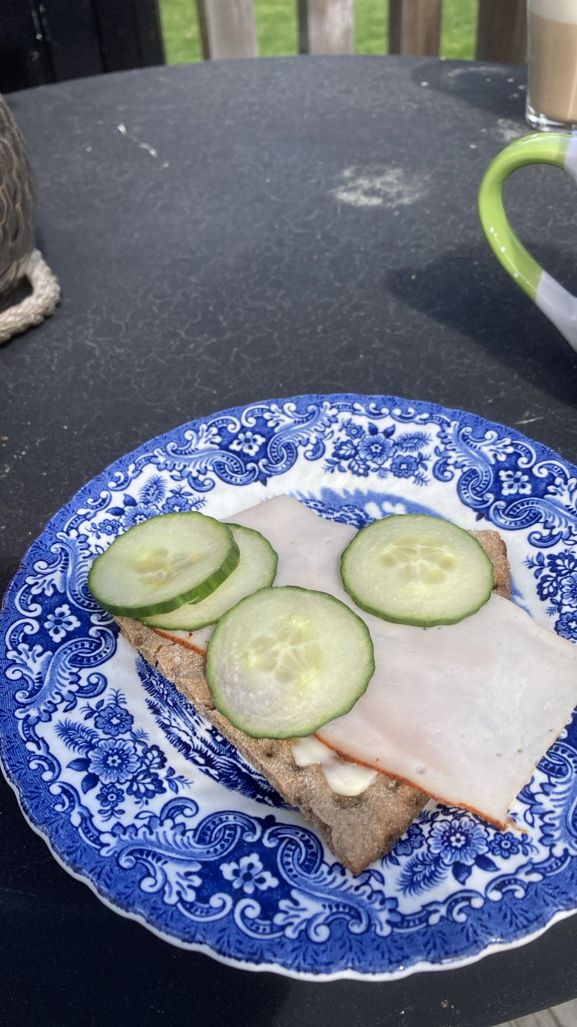 Knäckebröd med kalkon