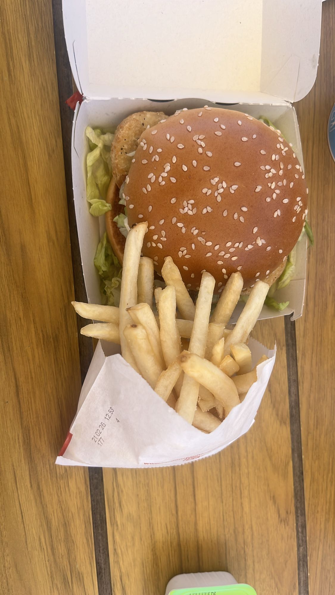 hamburguesa con papas