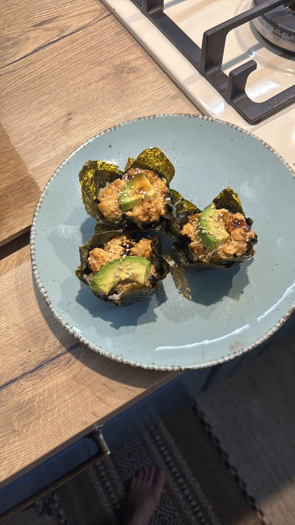 Cupe sushi cu creveti