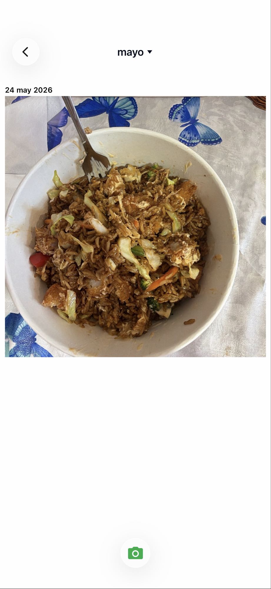 arroz frito con pollo