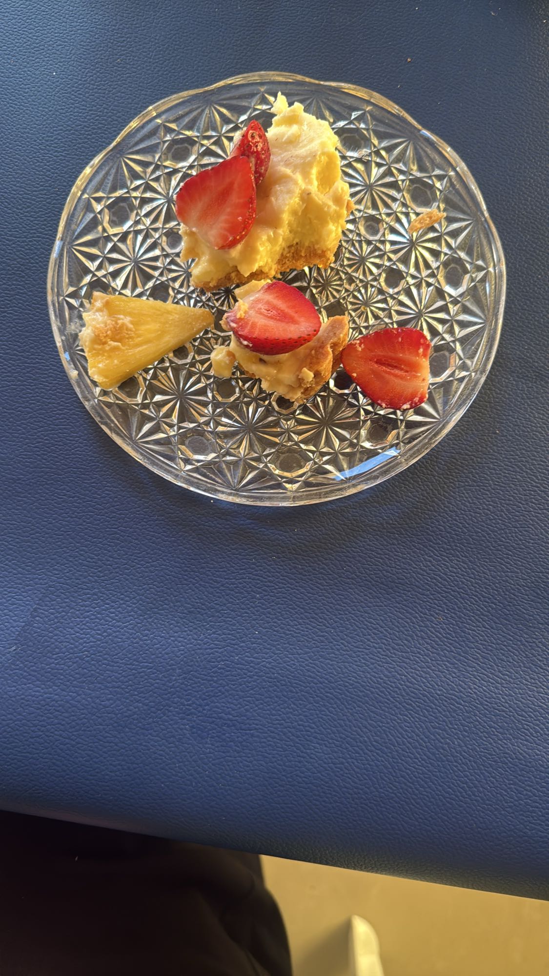 Fruit Custard Cake