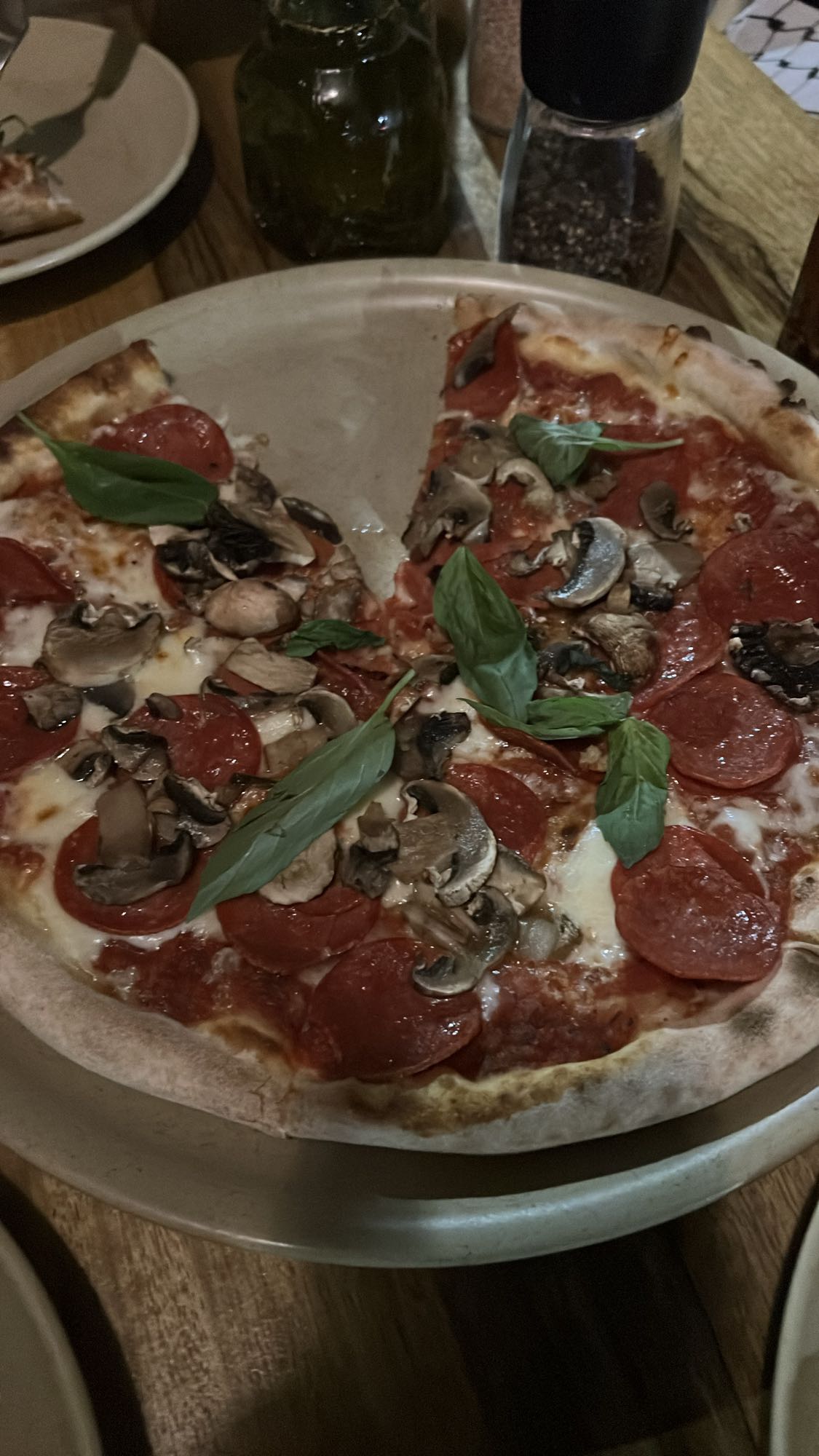 Pepperoni Mushroom Pizza