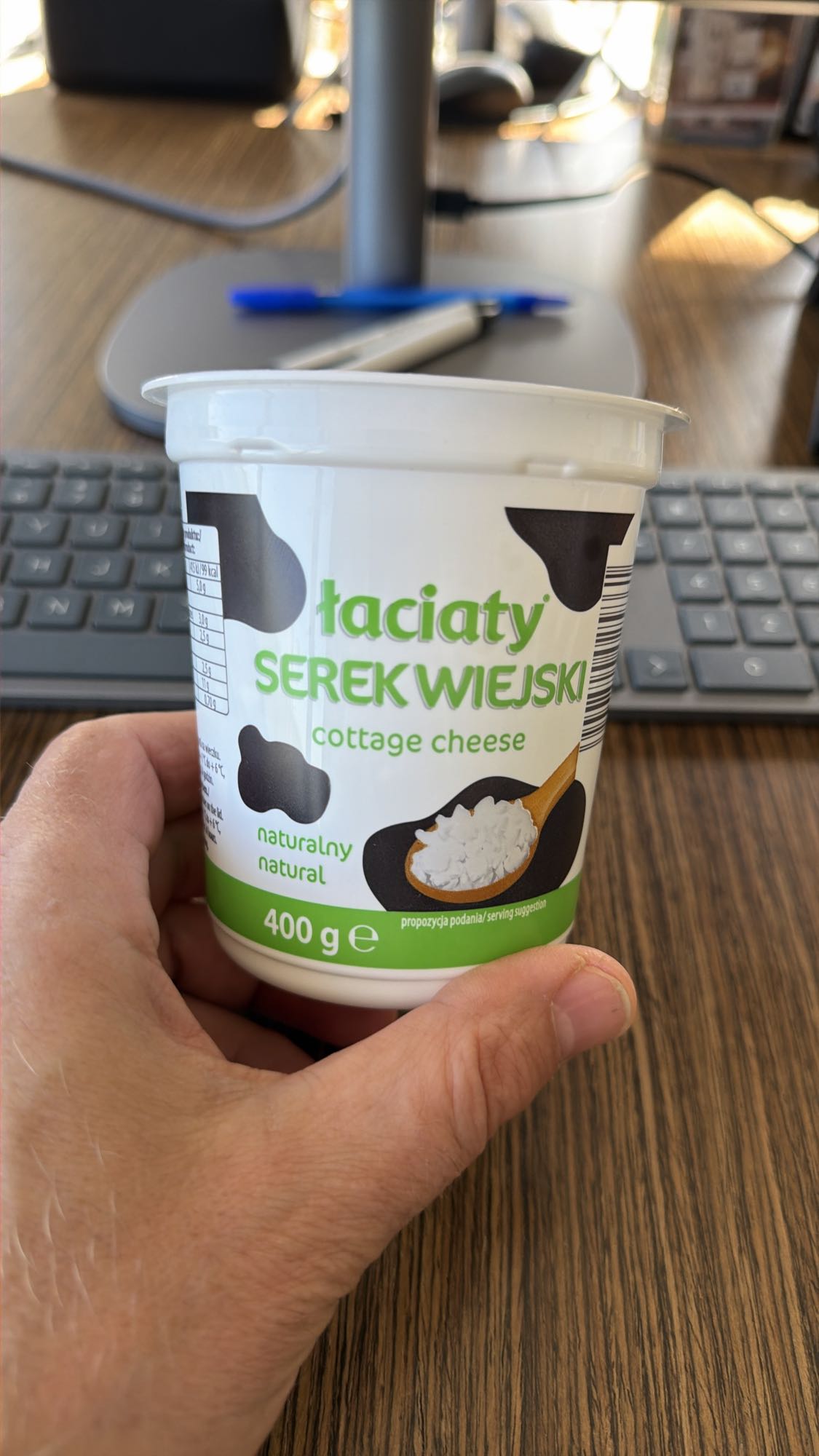 Łaciaty serek wiejski