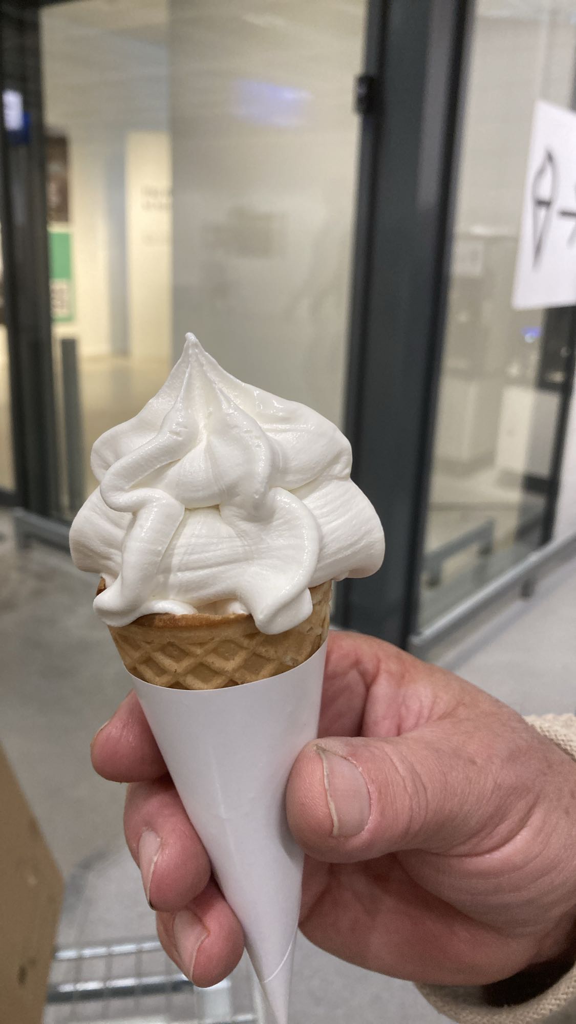 Vaniljmjukglass i rån