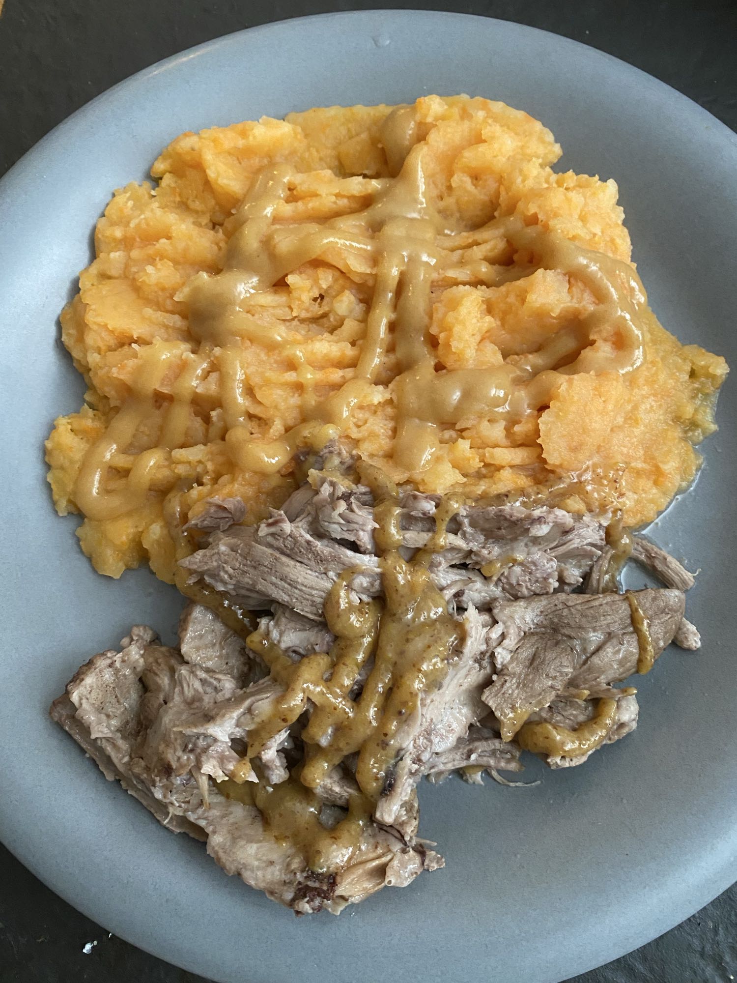 Potatismos med fläskkött