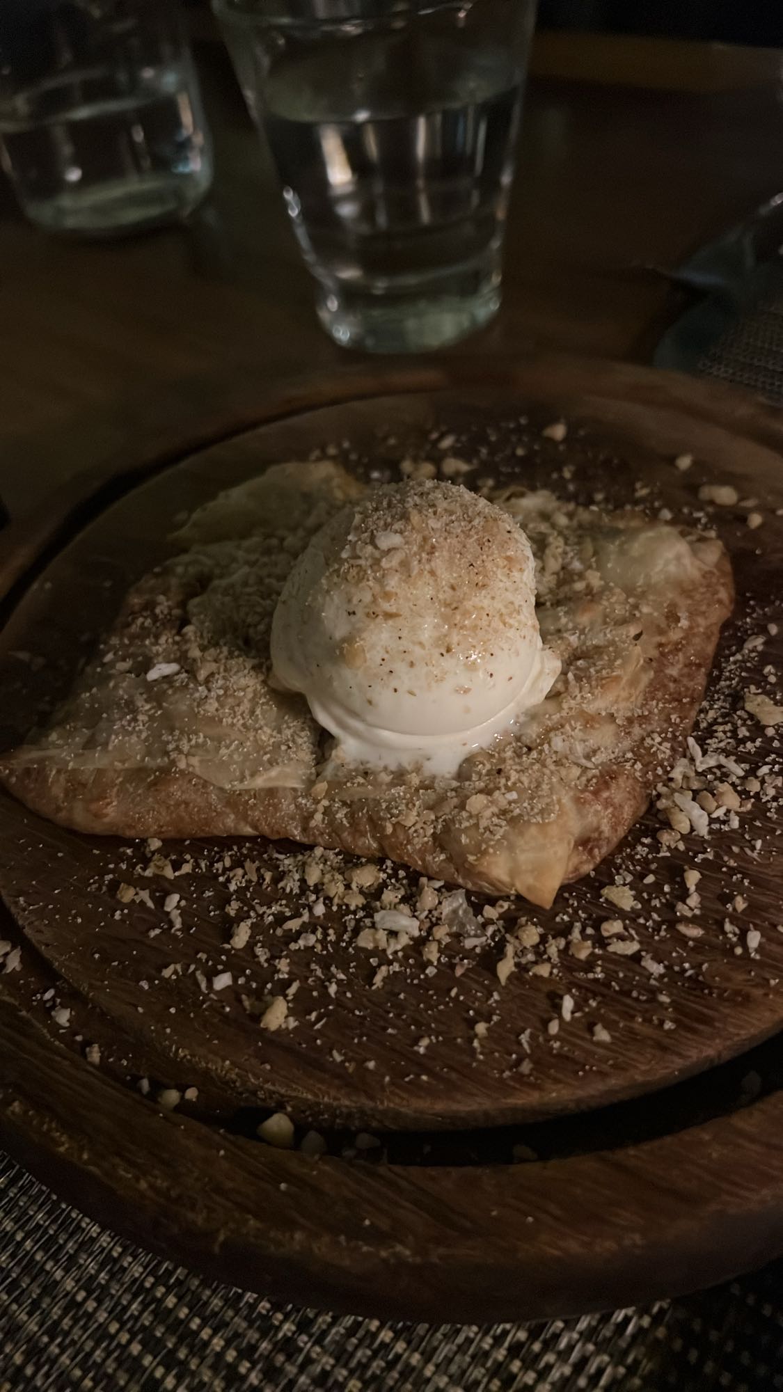 Banana Ice Cream Flatbread
