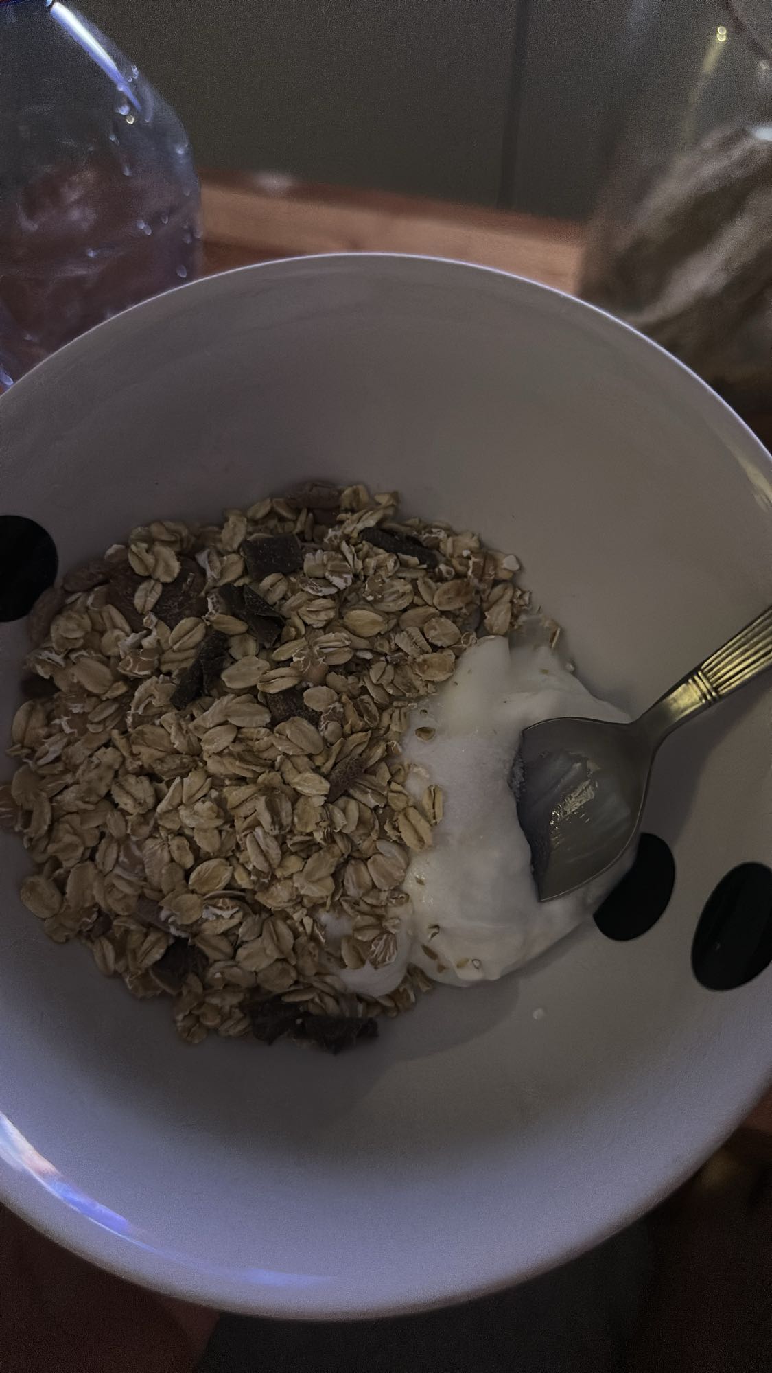 Yaourt et muesli