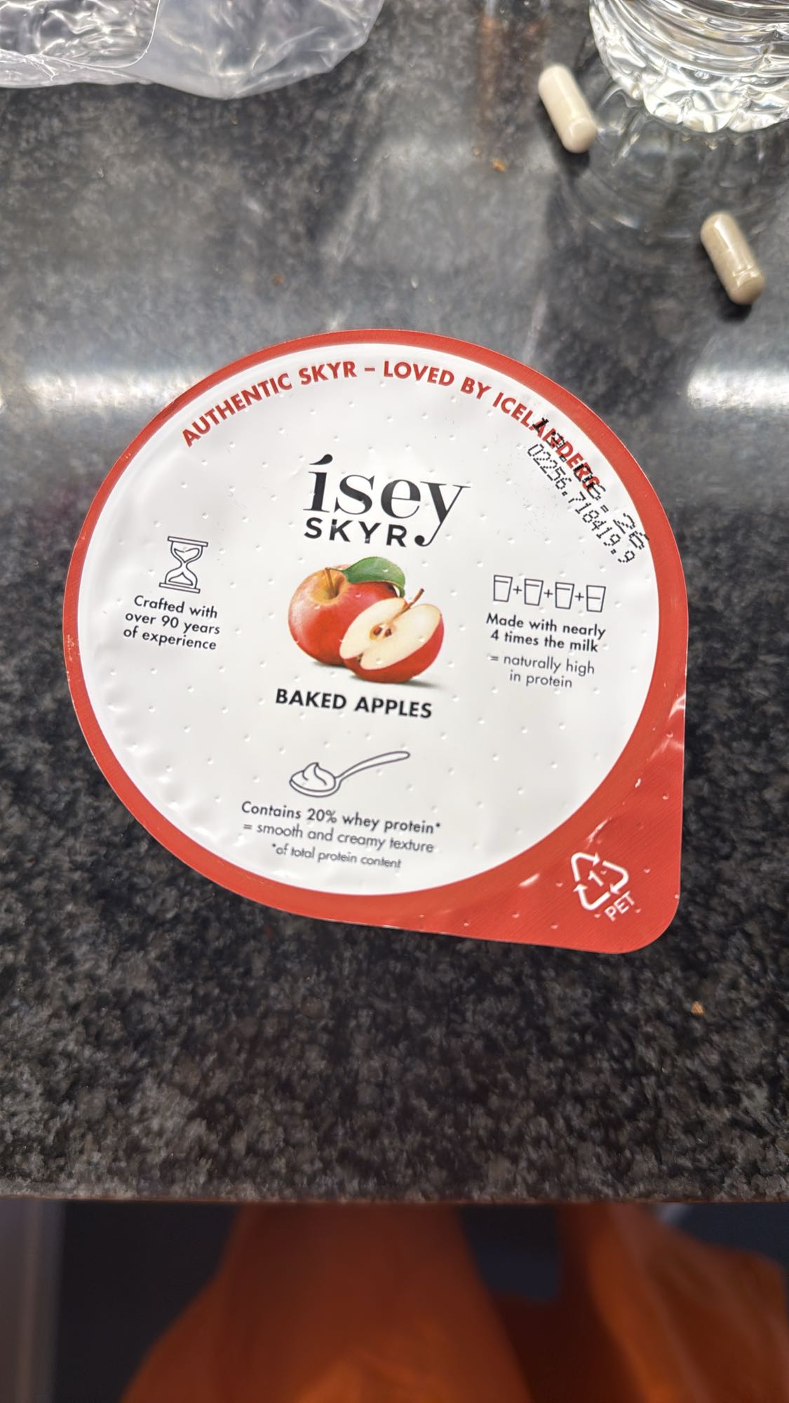 Skyr met gebakken appel