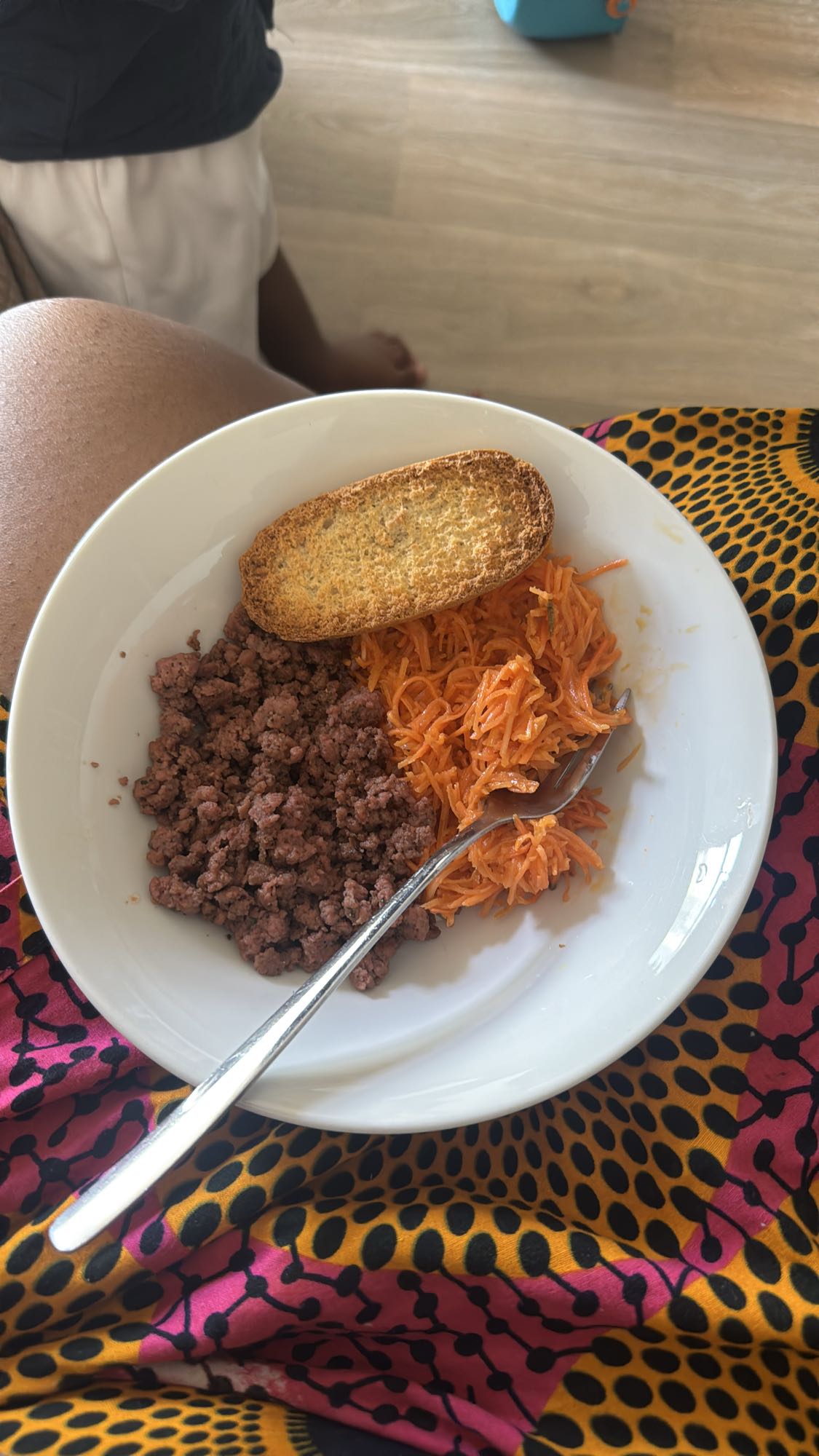 Boeuf haché et carottes