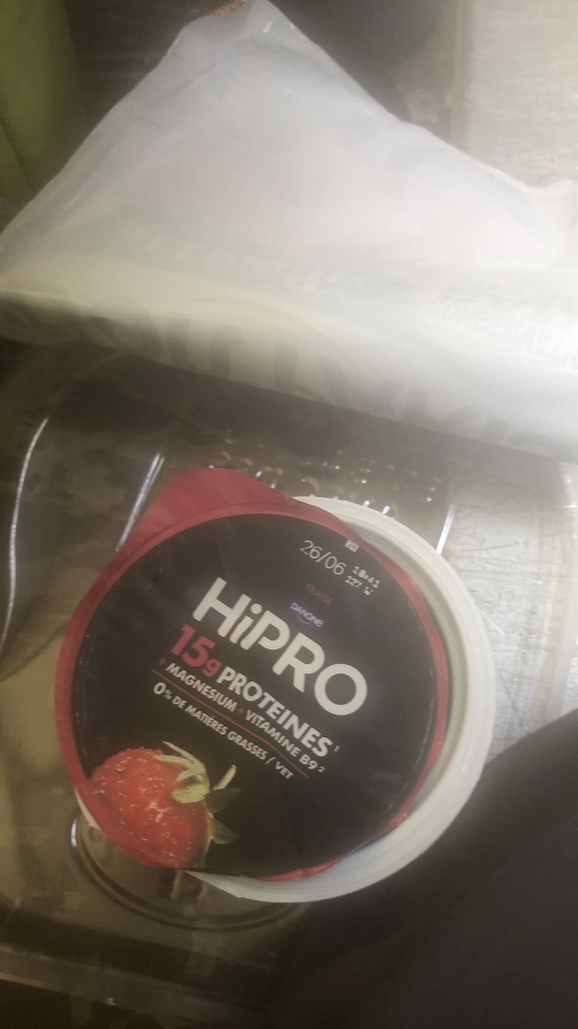 Yaourt protéiné fraise