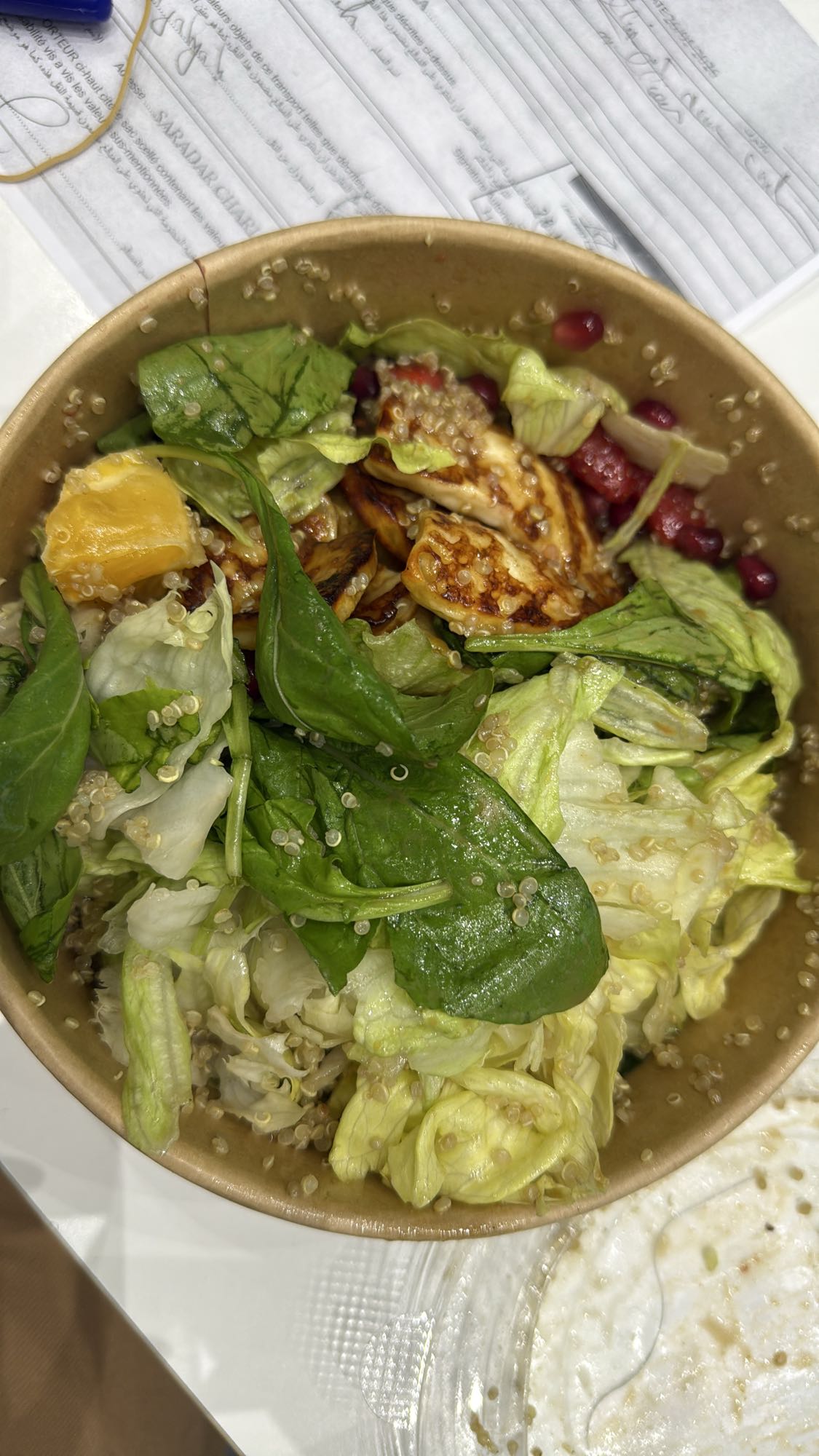 Halloumi Quinoa Salad