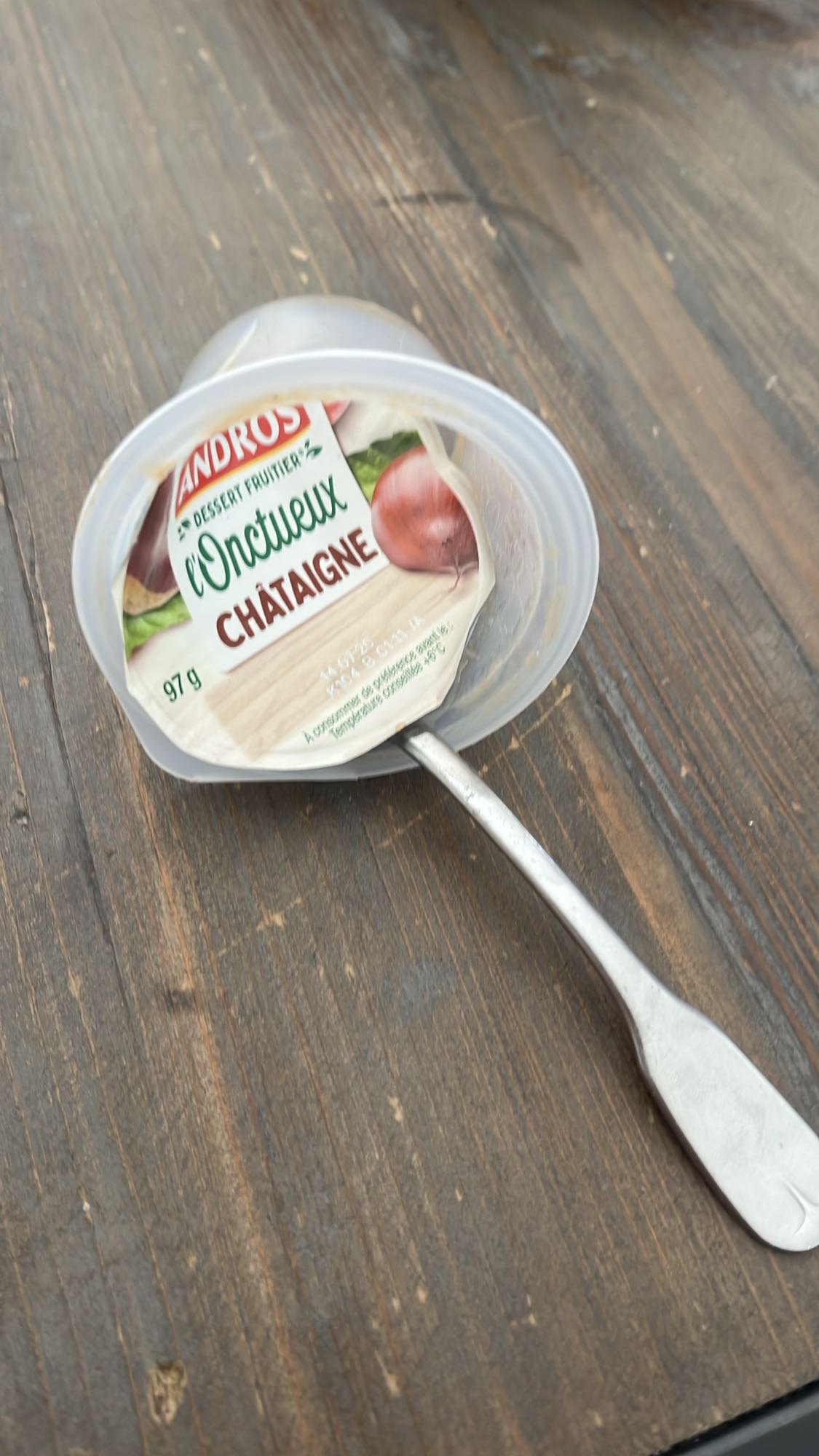 Postre de castaña