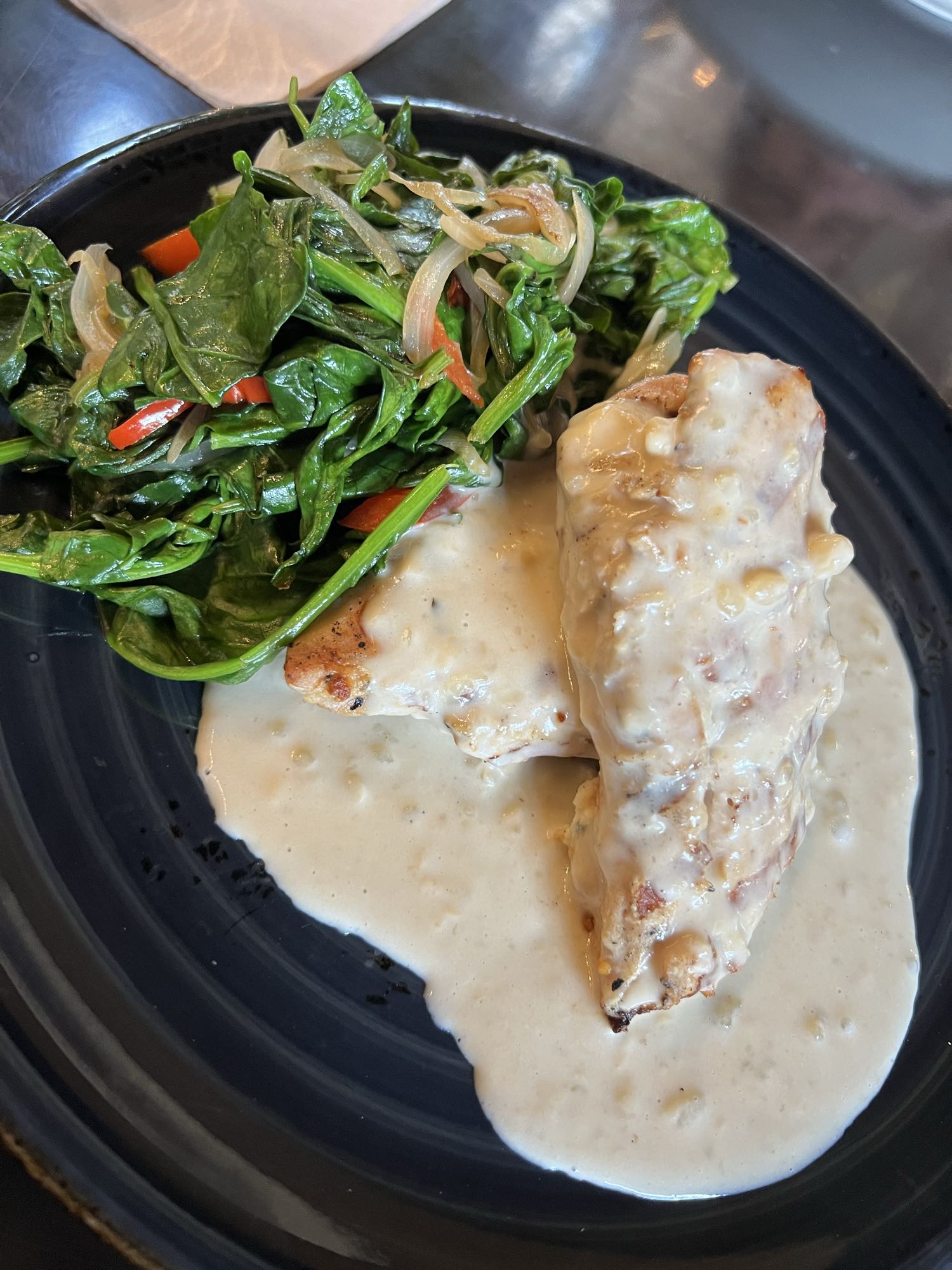 Creamy Chicken Spinach