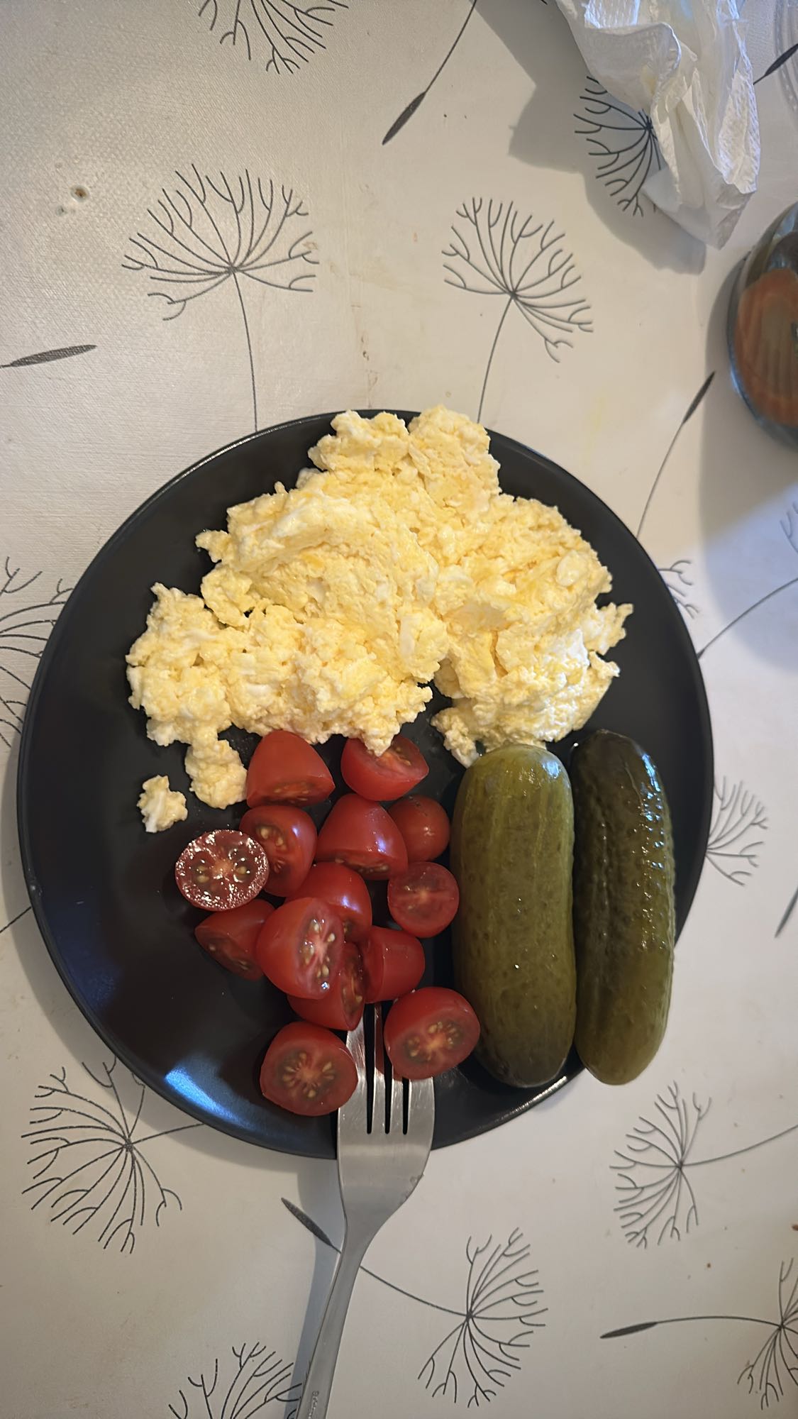 Scrambled Eggs Plate