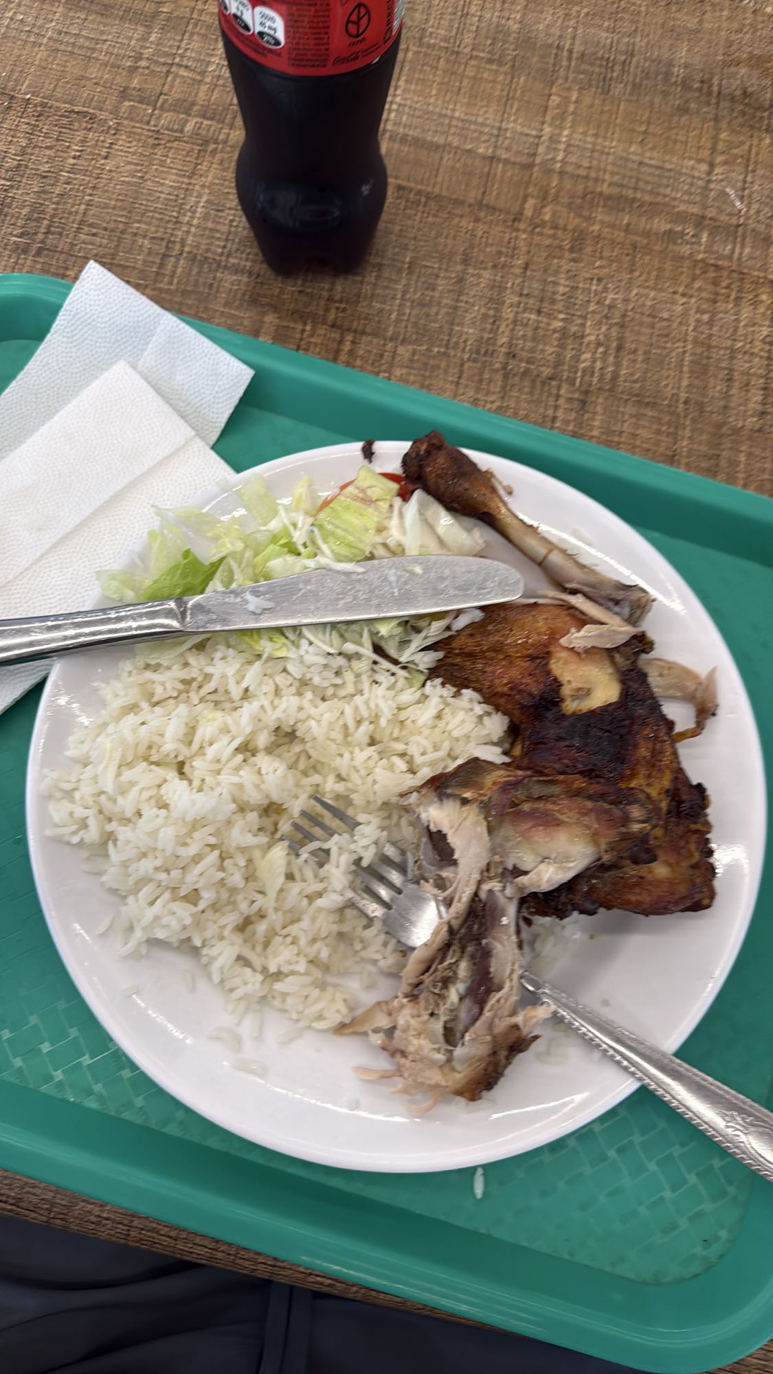 Rice Chicken and Cola