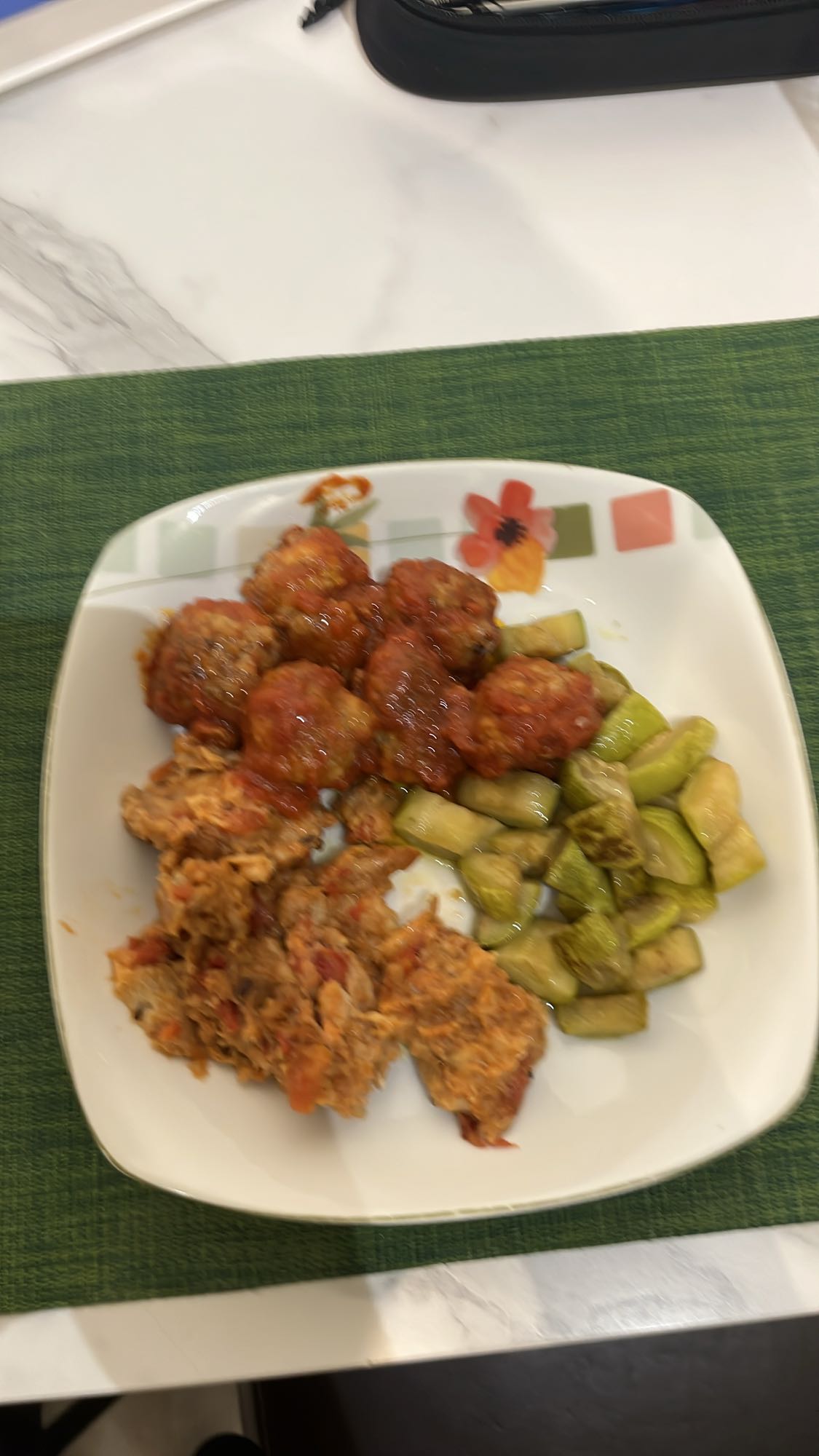 Polpette e zucchine
