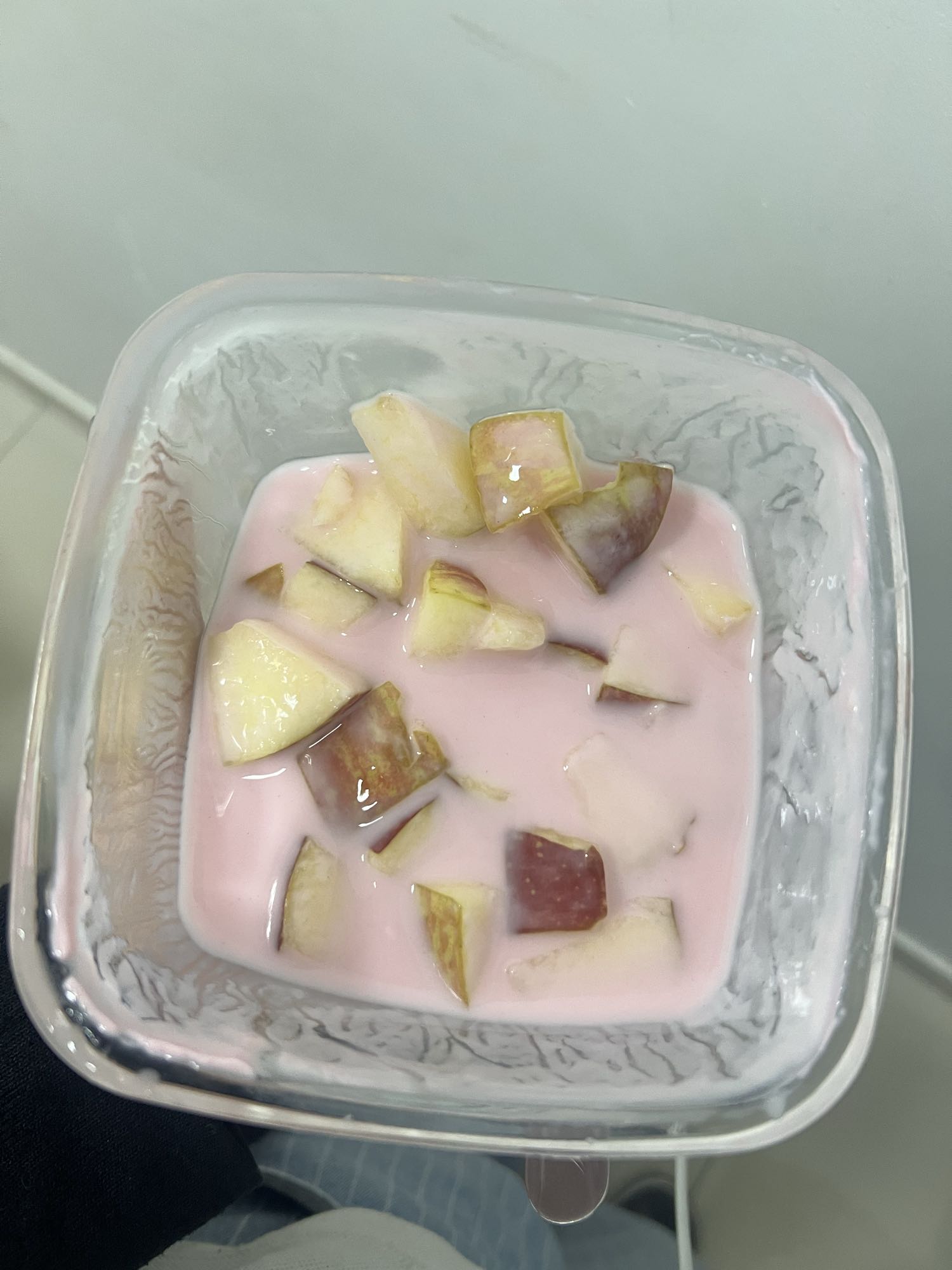 iogurte com maçã