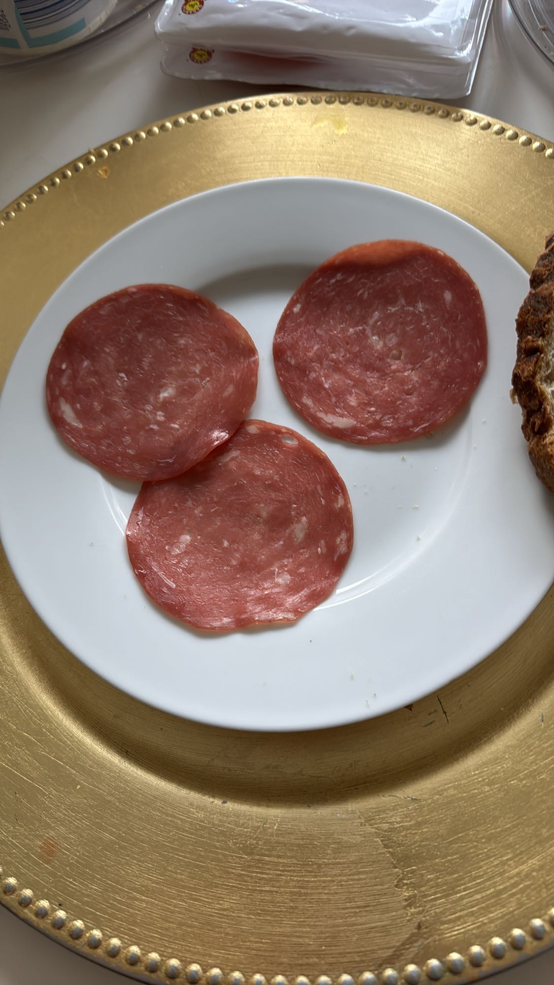 Salamiplakjes