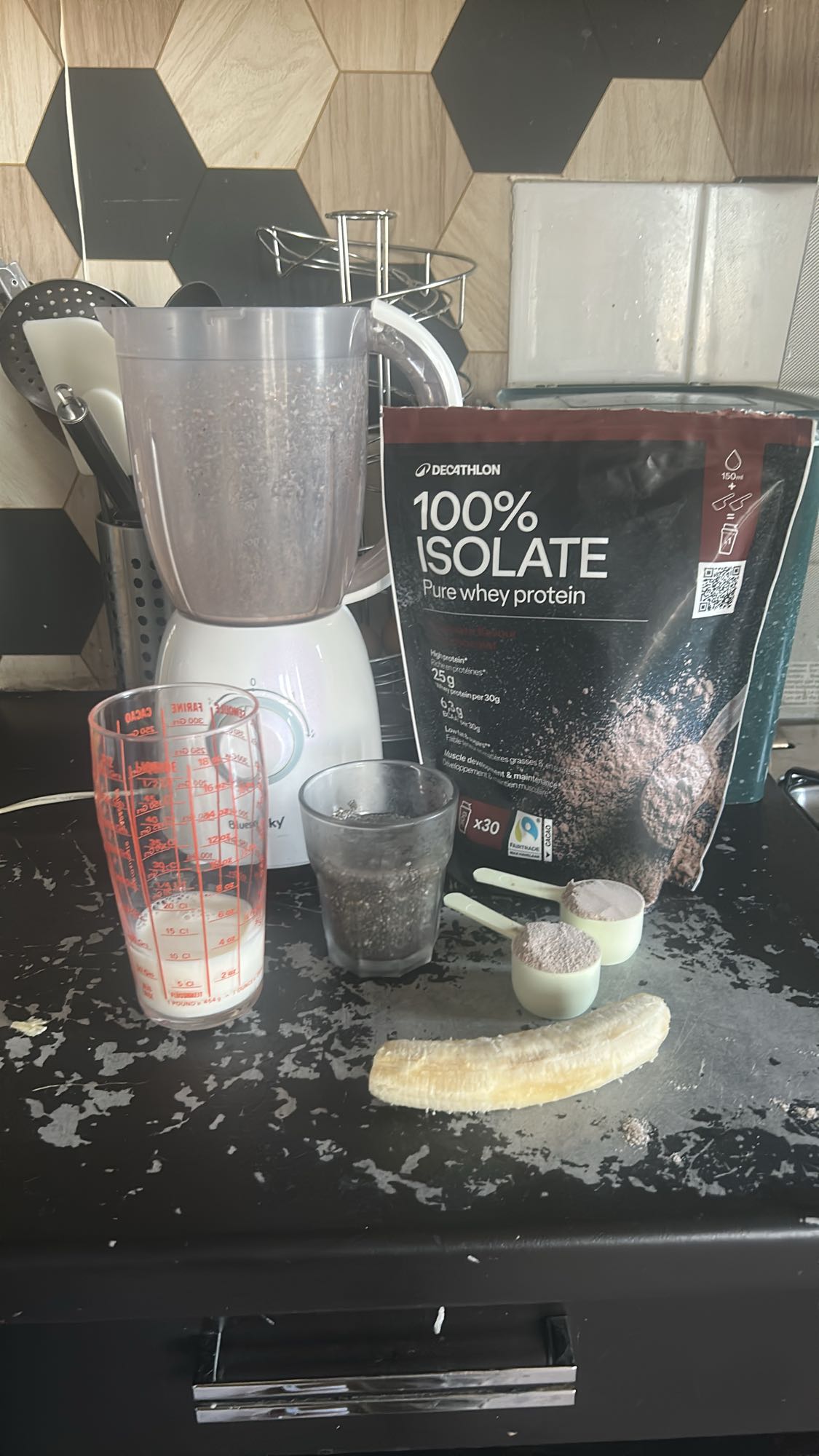 Smoothie protéiné banane