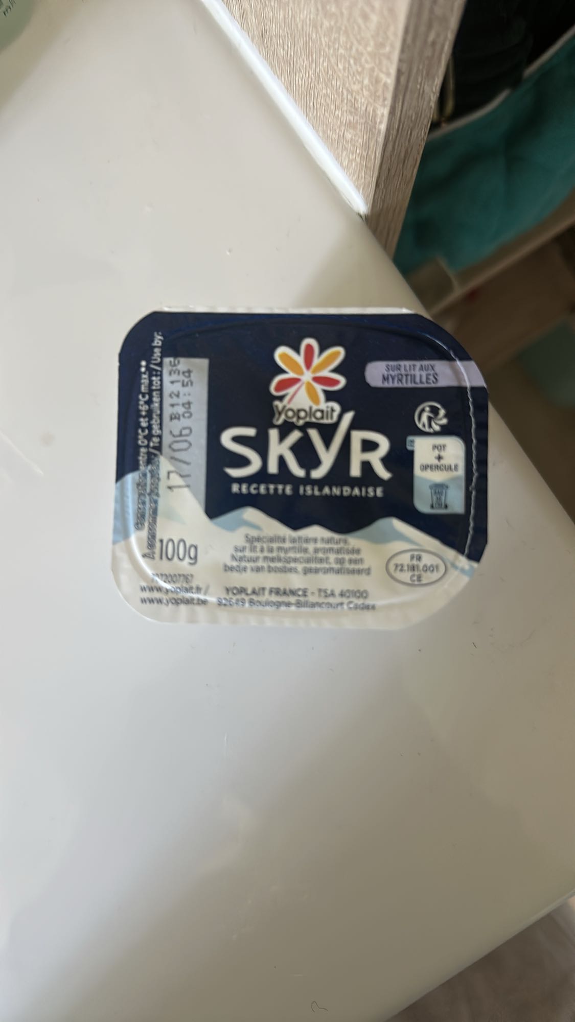 Skyr aux myrtilles