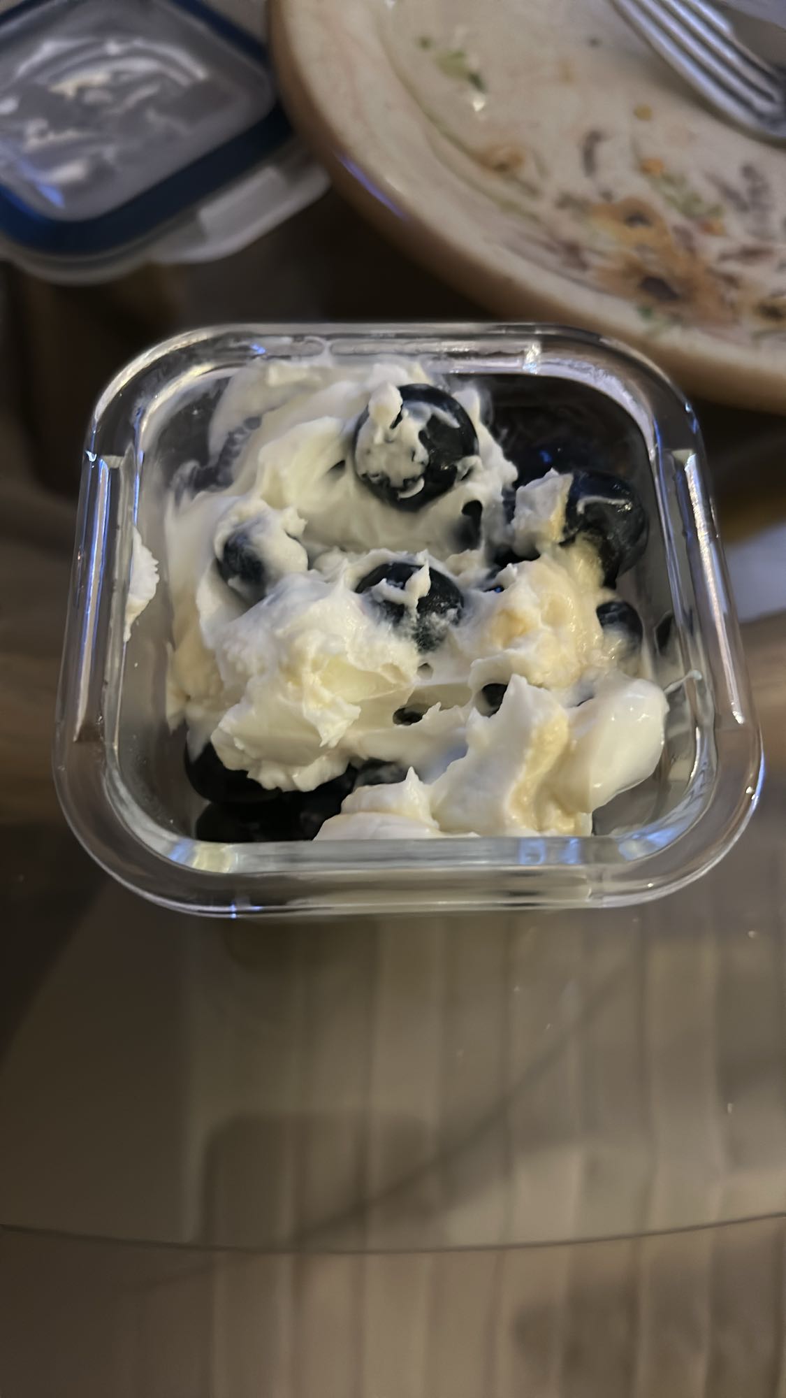 Blåbär med yoghurt