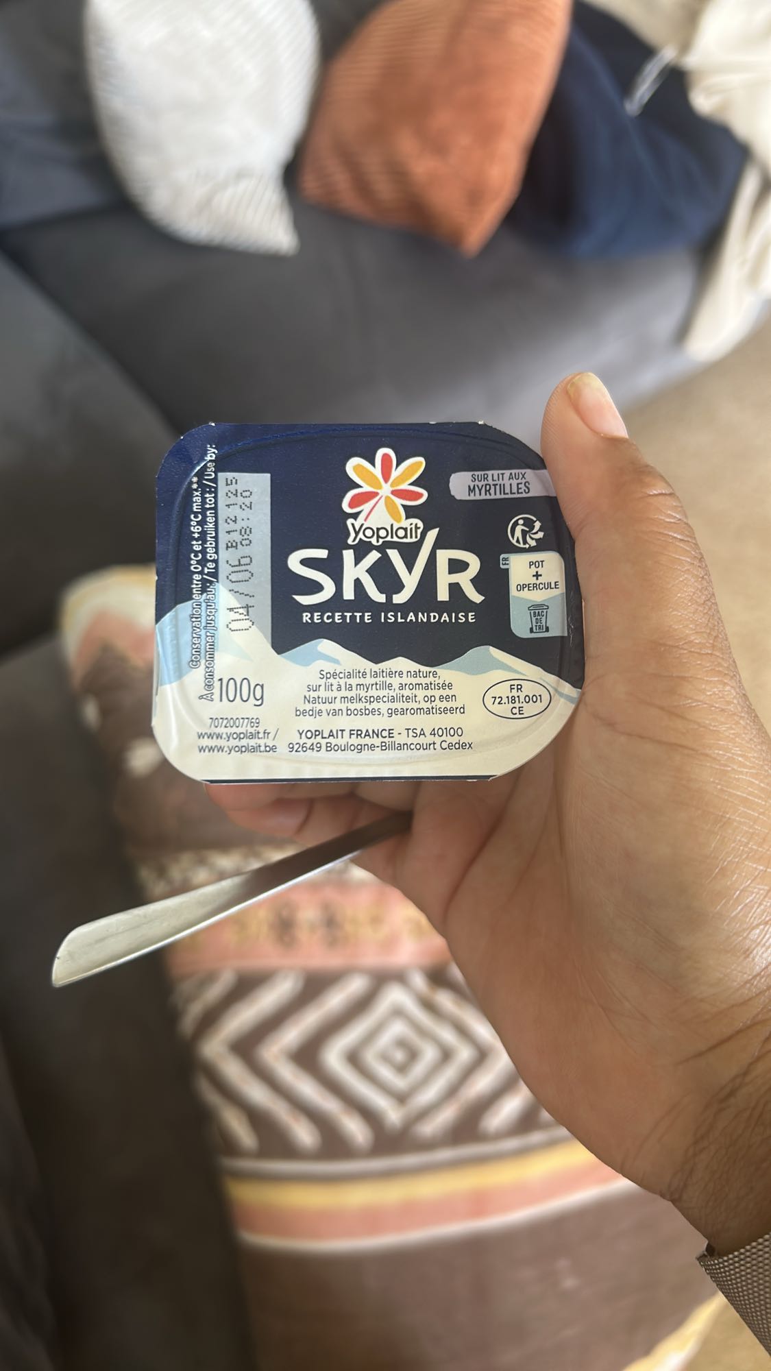 Skyr aux myrtilles