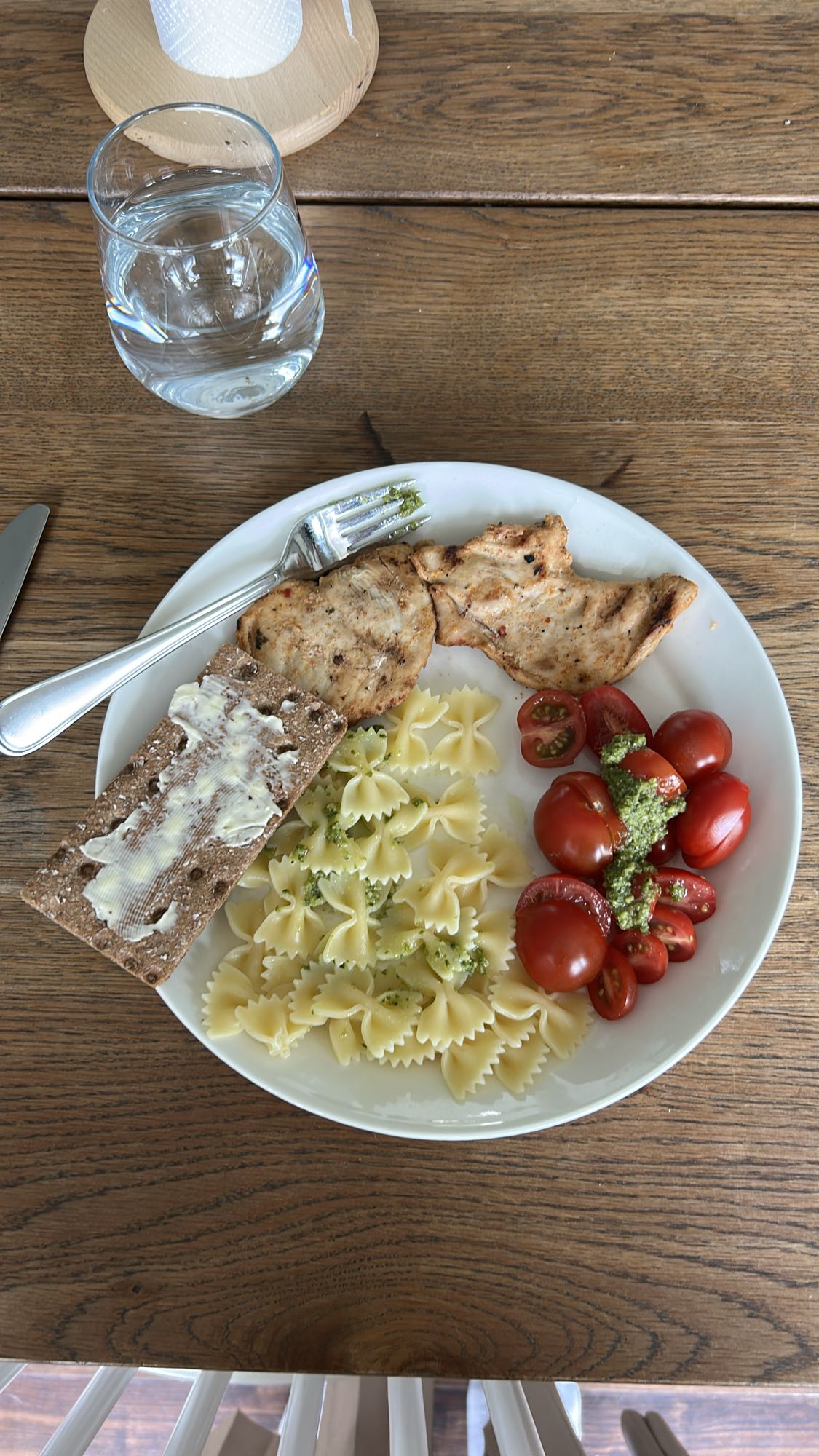 Kyckling med pasta