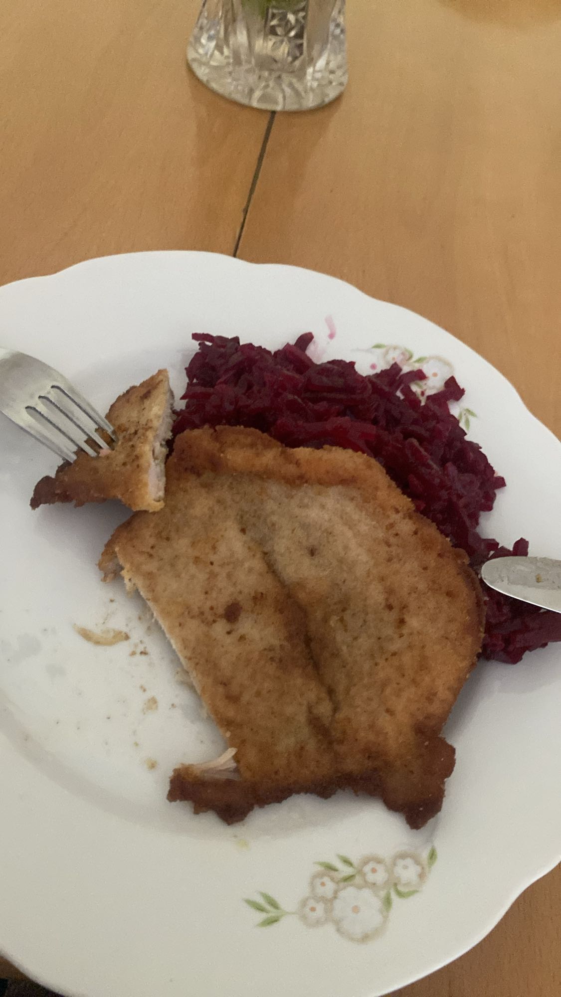 Kotlet z buraczkami