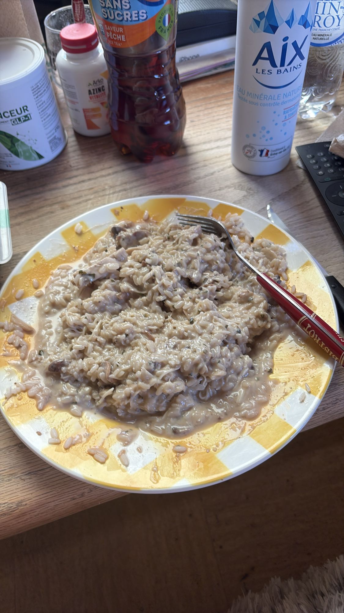 Risotto crémeux aux champignons