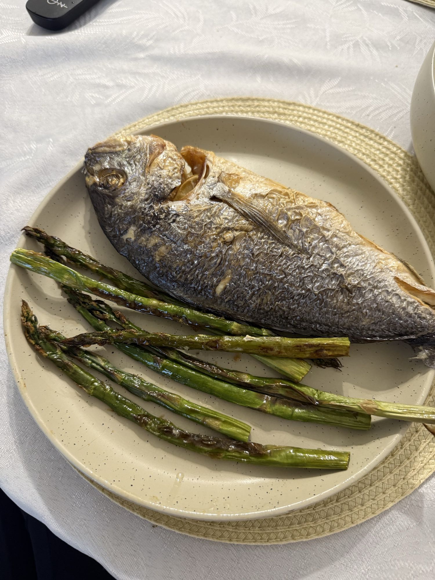 Grilled Fish Asparagus