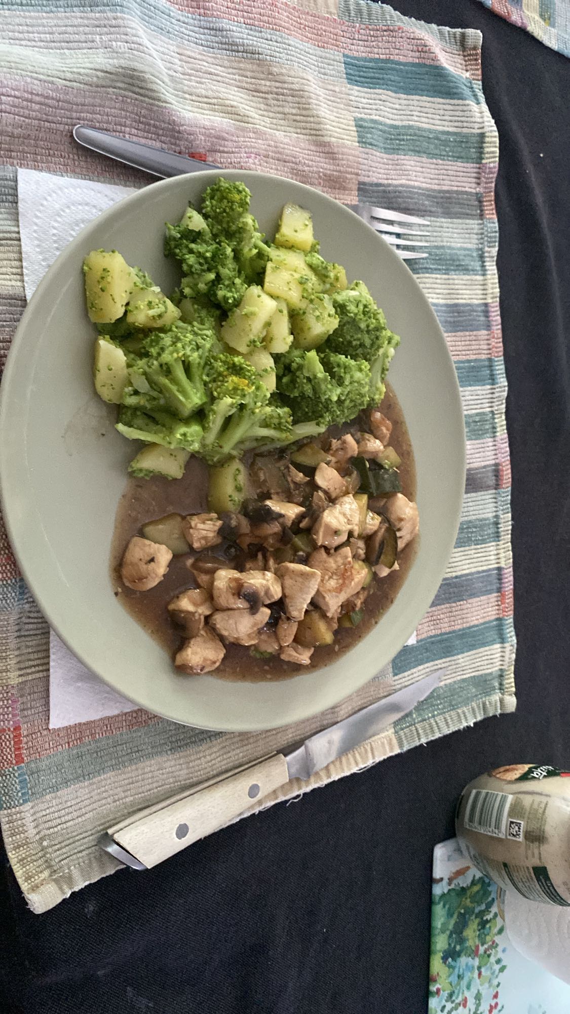 Poulet légumes et brocoli