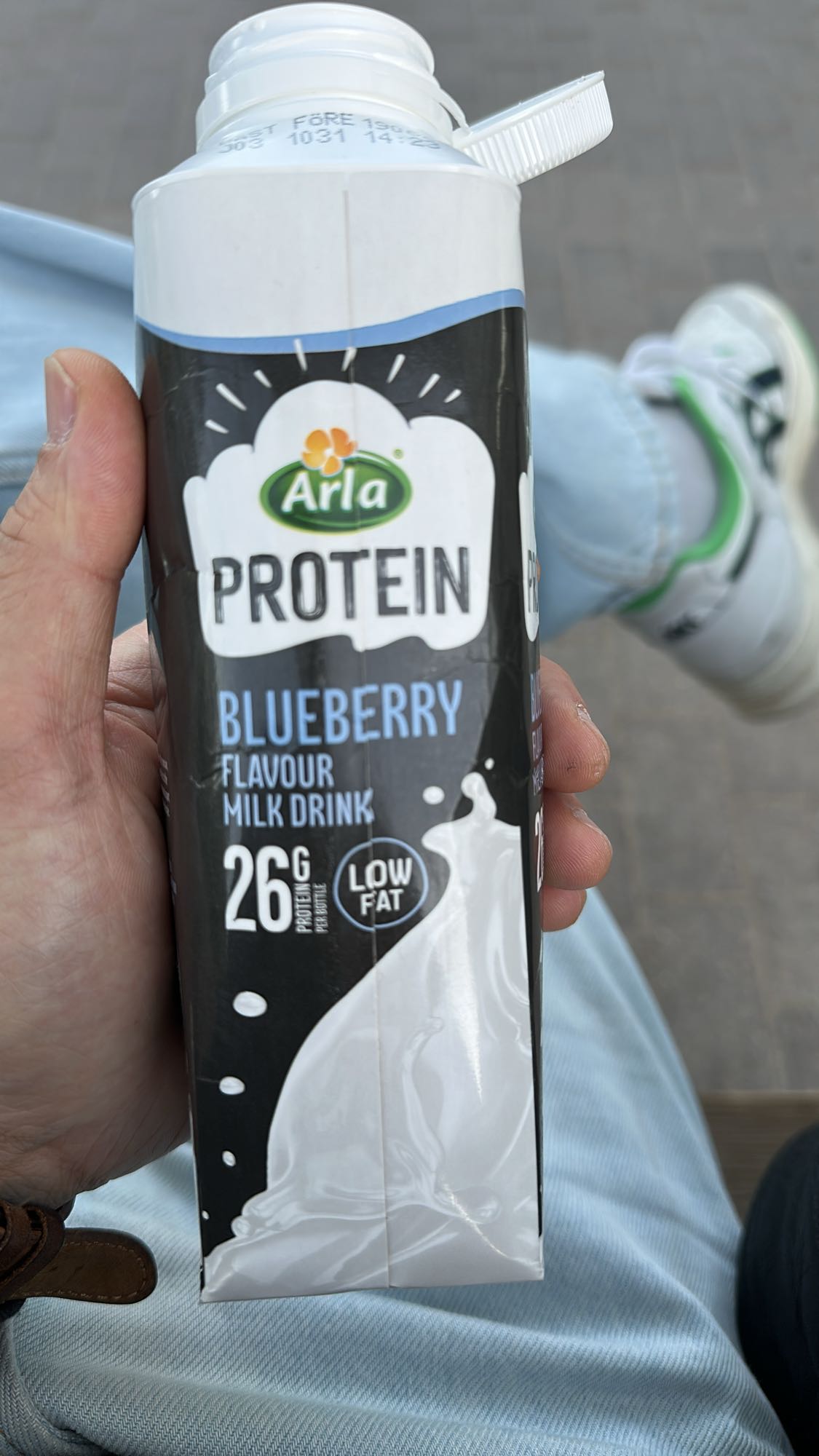 Proteindryck blåbär