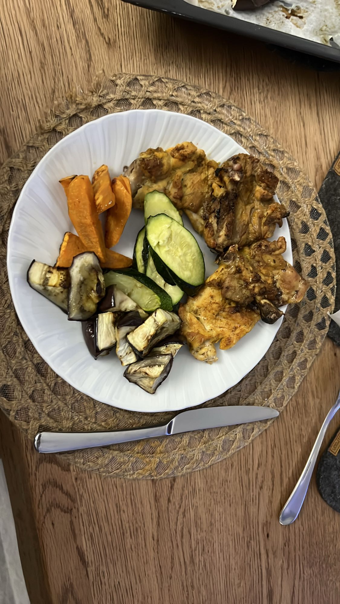 Pollo con verdure