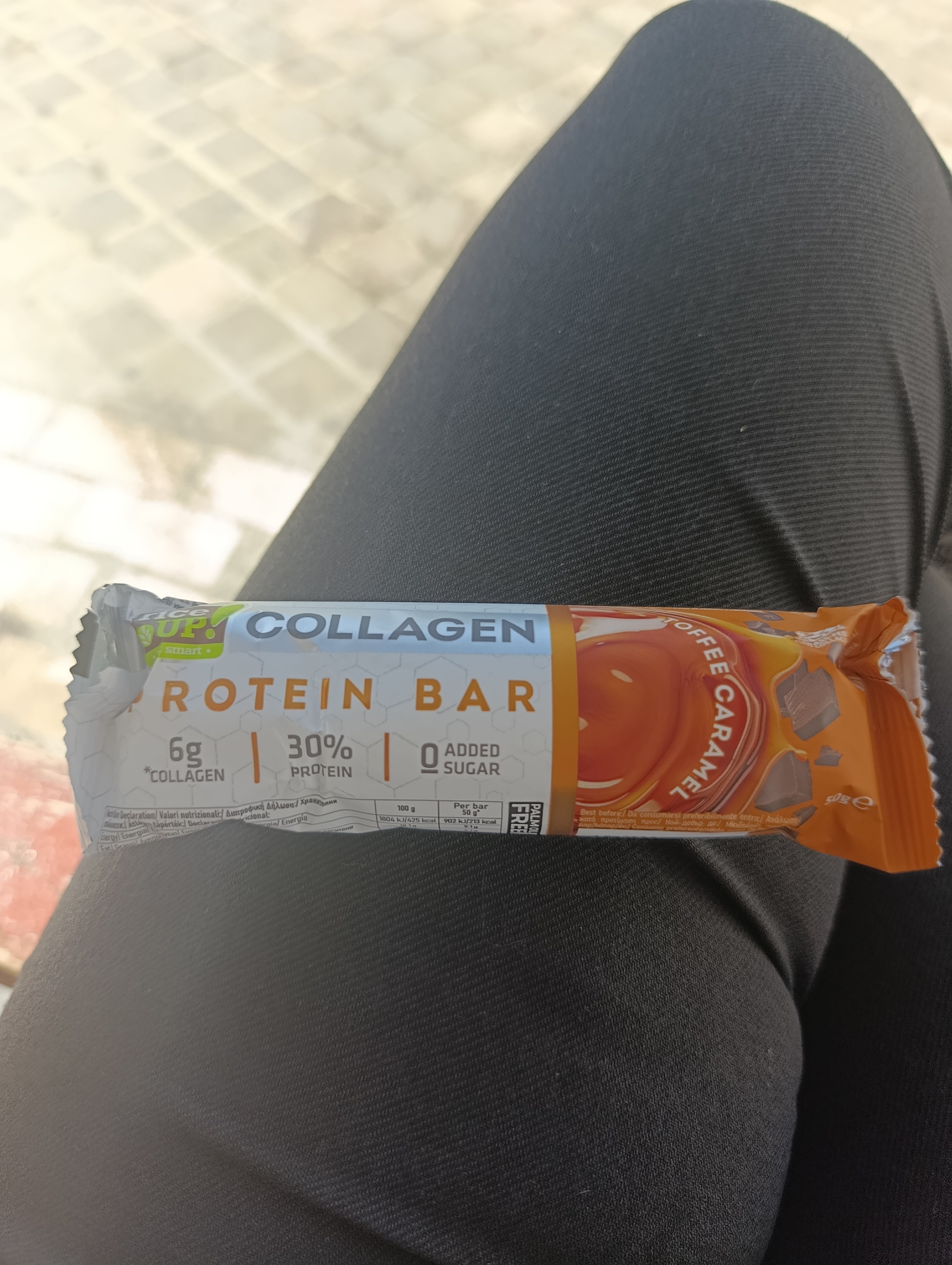 barra proteica caramelo