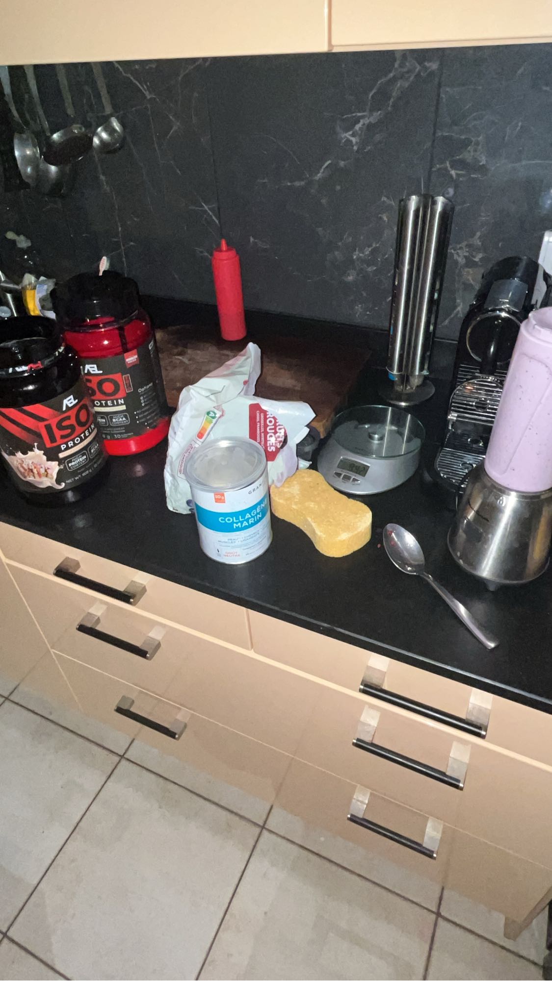 batido proteico de frutos